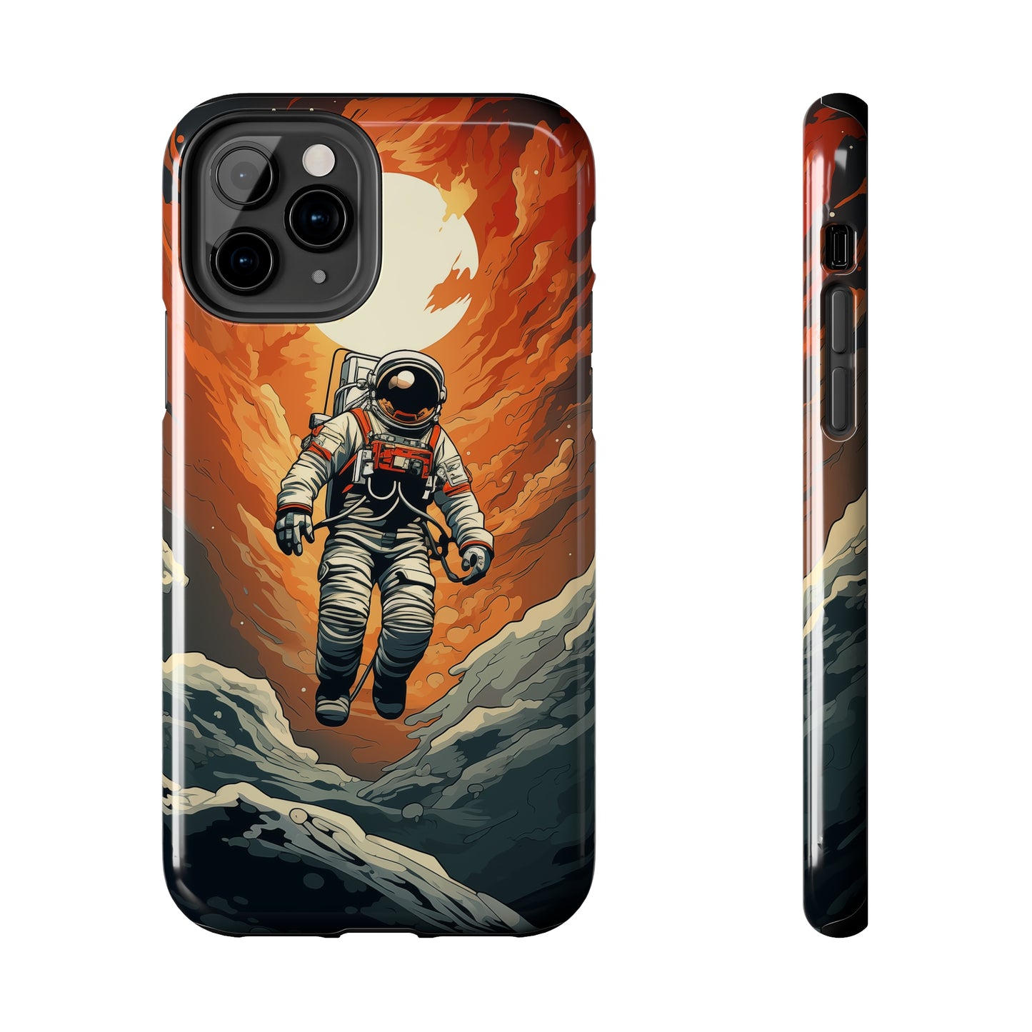 Astronaut #03, iPhone 7, 8, X, 11, 12, 13, 14, 15+ case.