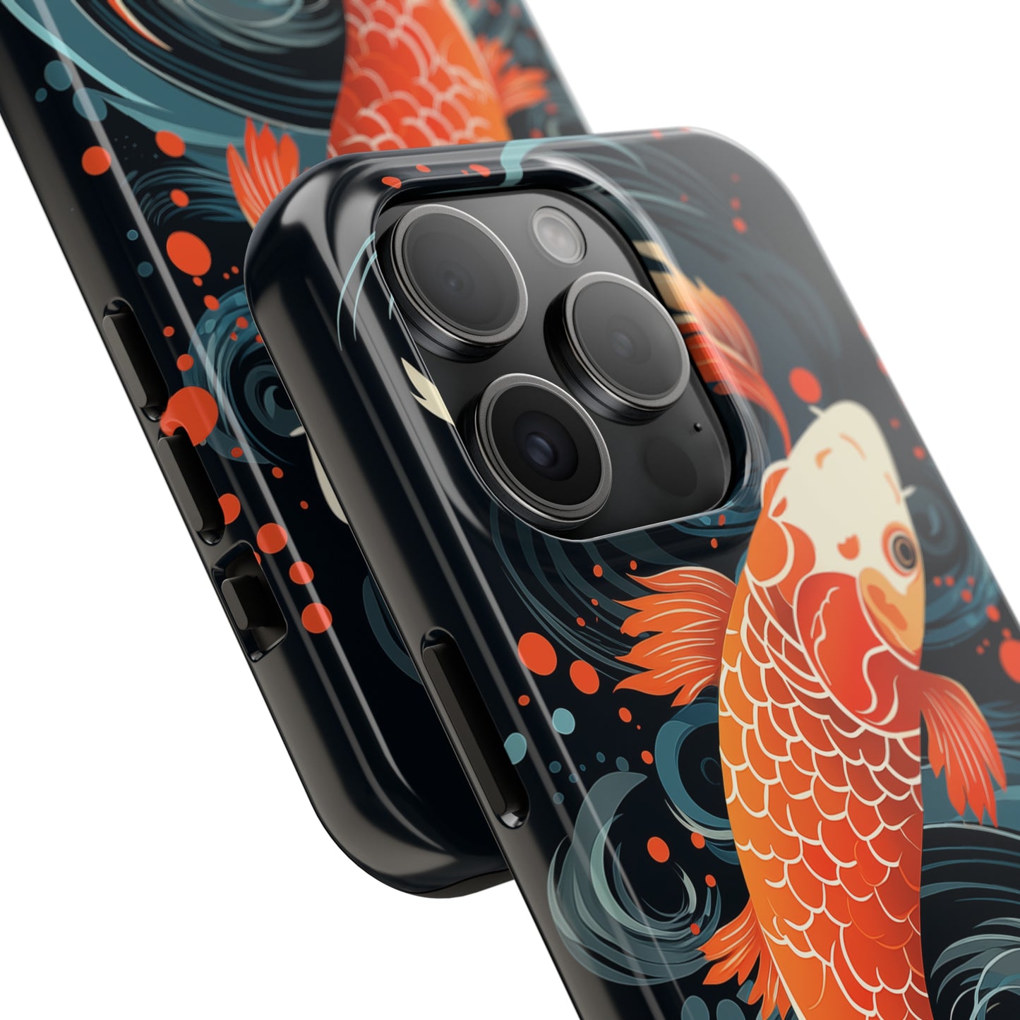 Koi fish #04, iPhone 7, 8, X, 11, 12, 13, 14, 15+ case.