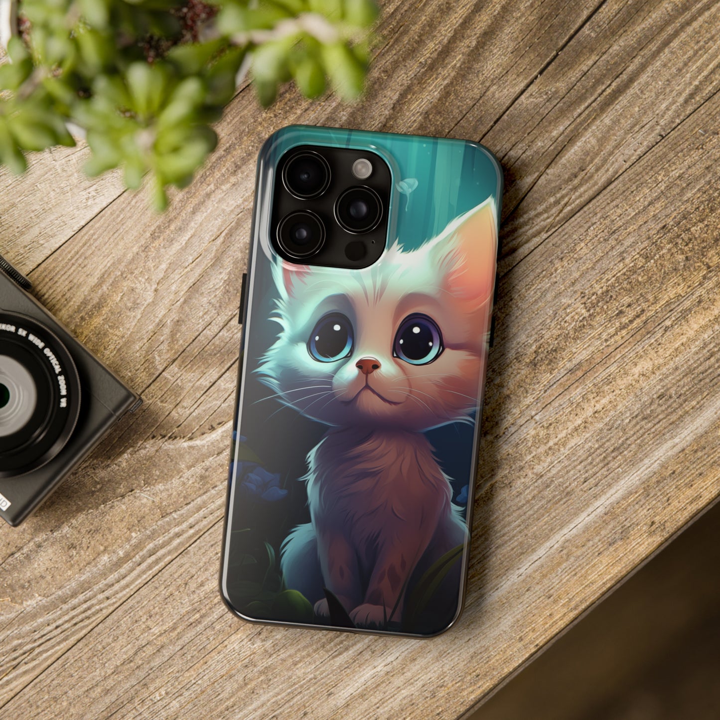 Kitten, iPhone 7, 8, X, 11, 12, 13, 14, 15+ case.