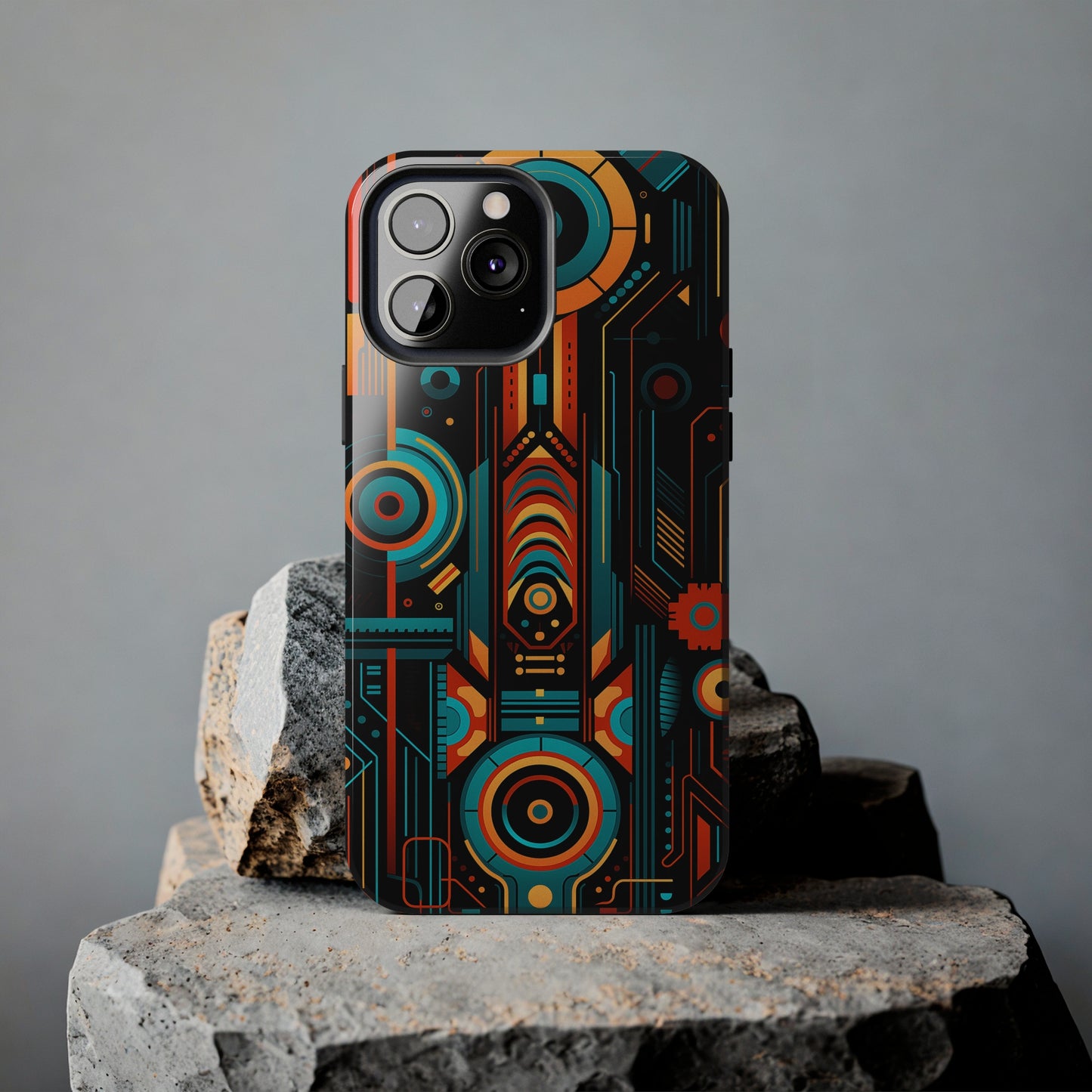 Futuristic #07, iPhone 7, 8, X, 11, 12, 13, 14, 15+ case.