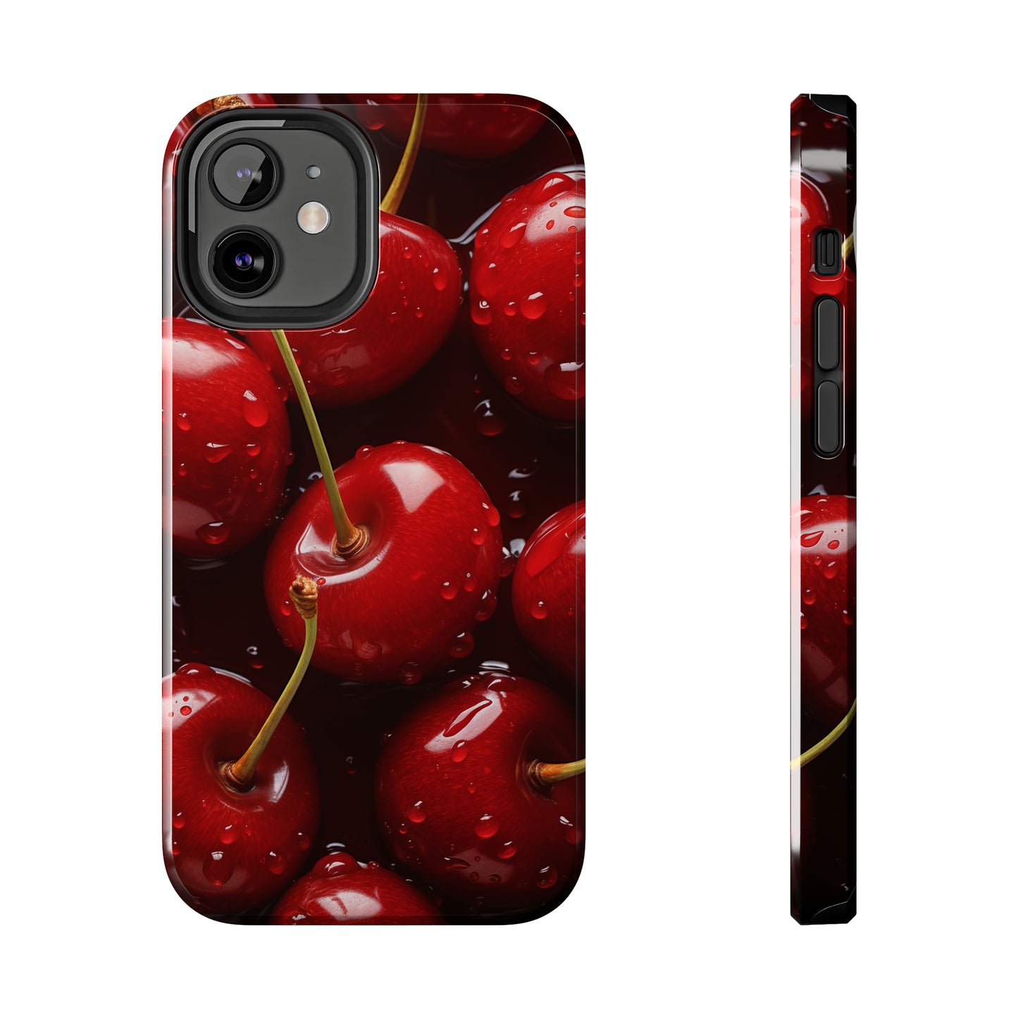 Cherries #07, iPhone 7, 8, X, 11, 12, 13, 14, 15+ case.