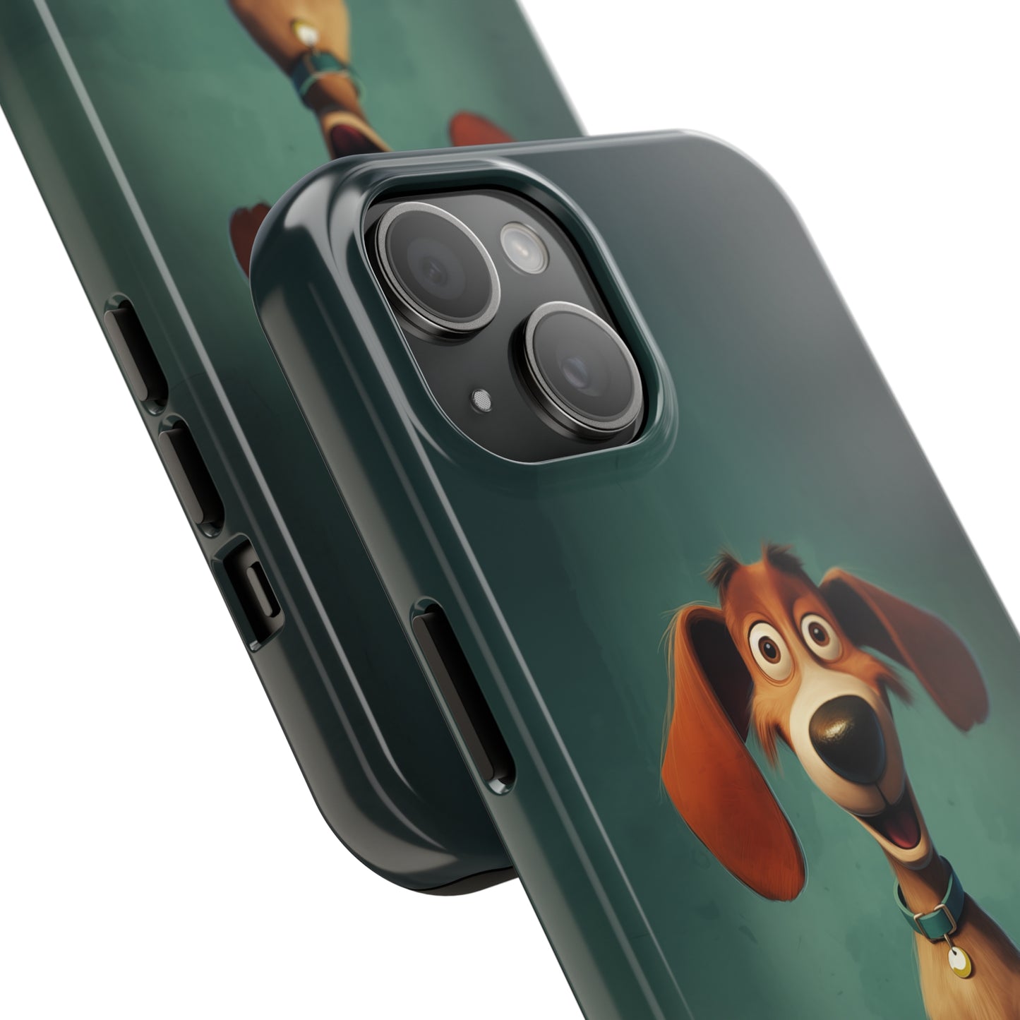 Hux, Cartoon Dog, iPhone 7, 8, X, 11, 12, 13, 14, 15+ case.