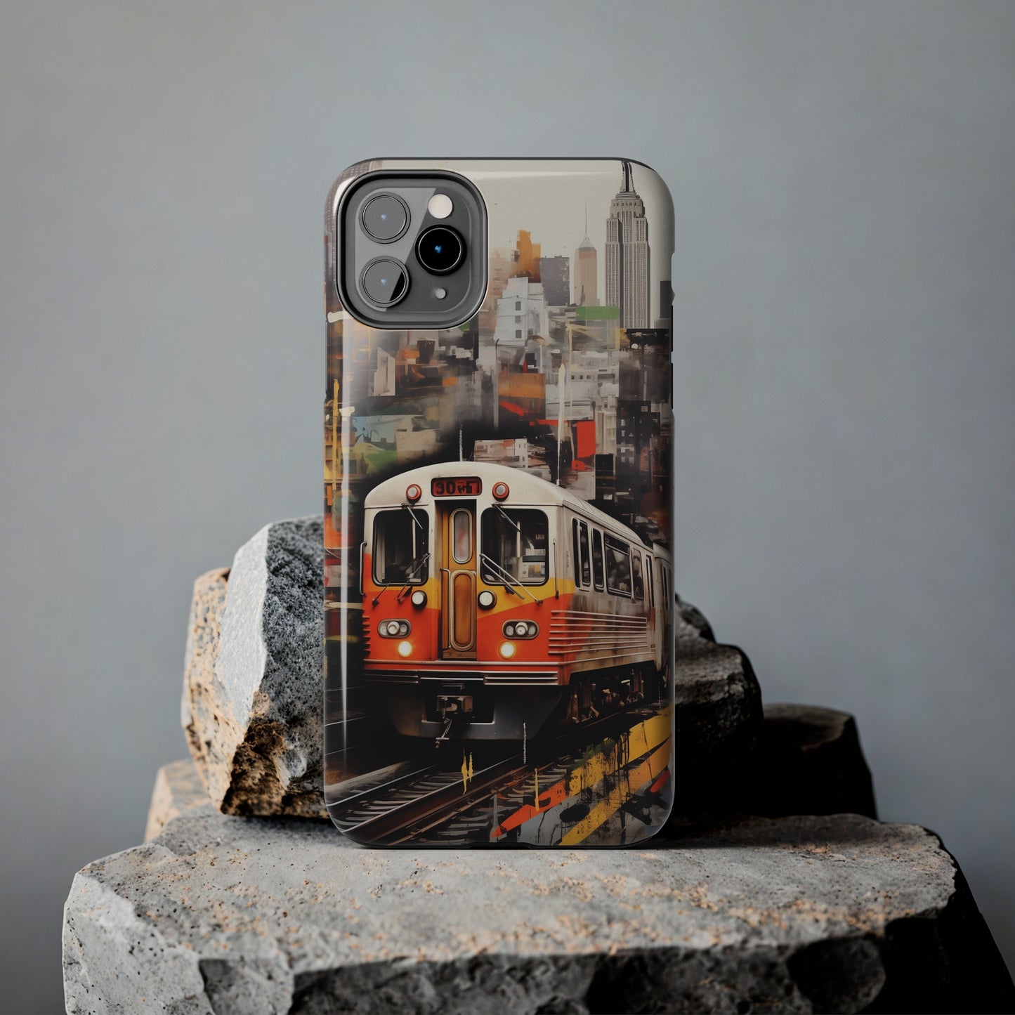 New York City, subway, iPhone 7, 8, X, 11, 12, 13, 14, 15+ case.