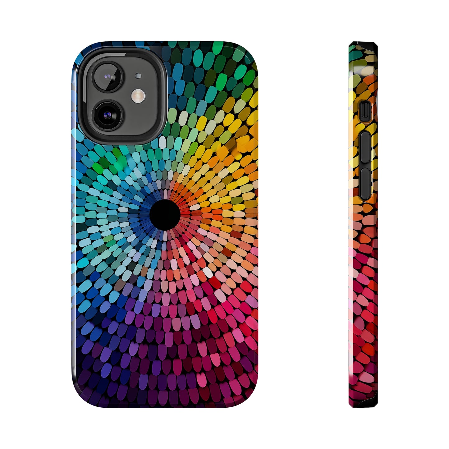 Rainbow Effect #02, iPhone 7, 8, X, 11, 12, 13, 14, 15+ case.