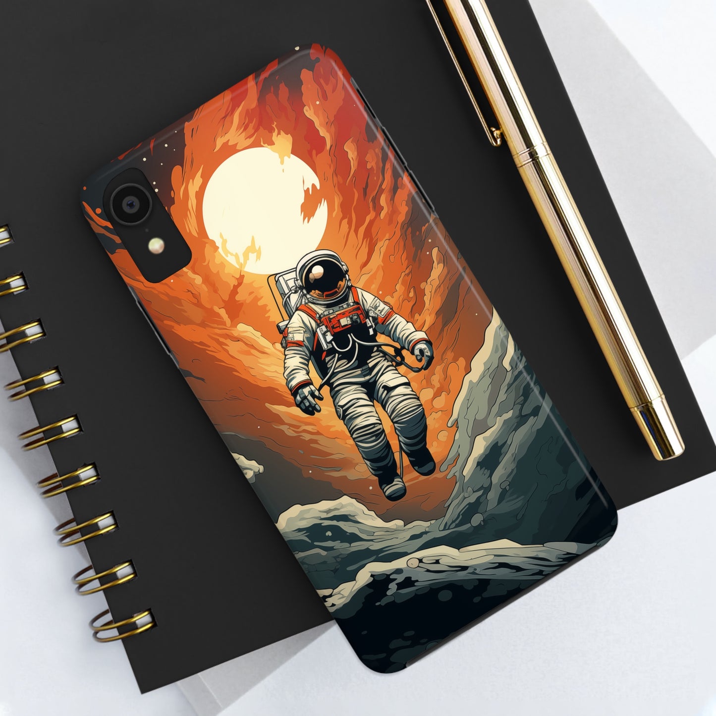 Astronaut #03, iPhone 7, 8, X, 11, 12, 13, 14, 15+ case.