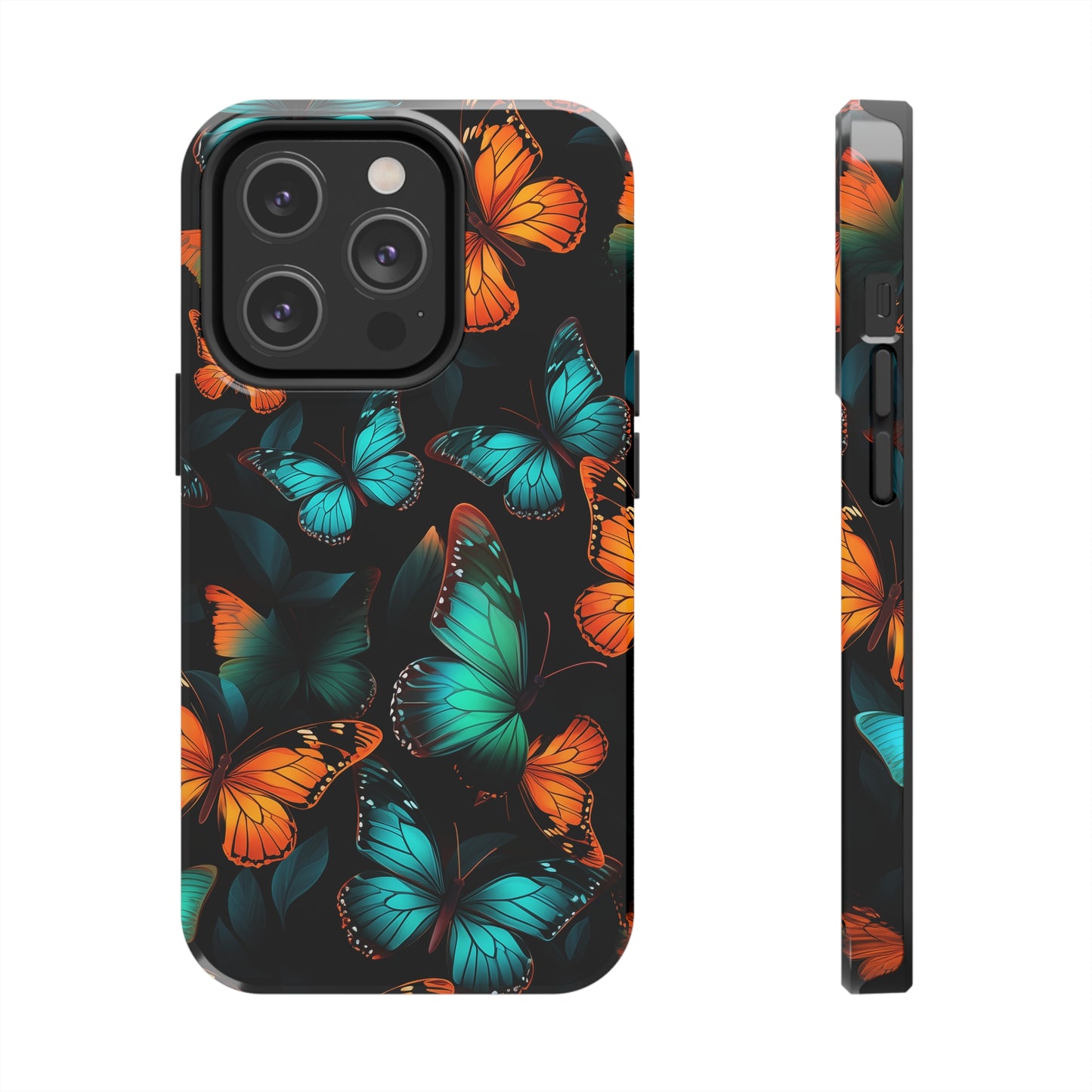 Butterflies #03, iPhone 7, 8, X, 11, 12, 13, 14, 15+ case.