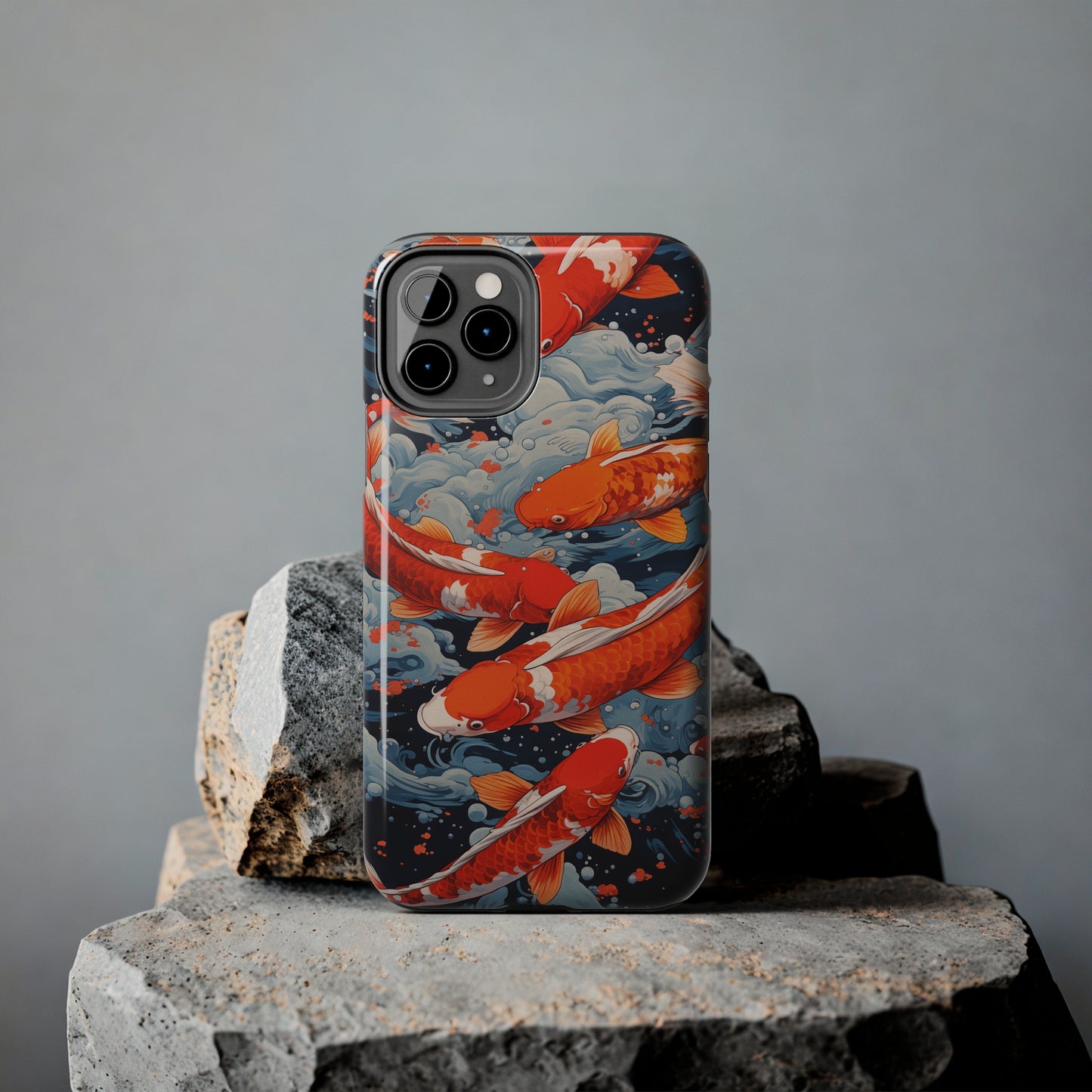 Koi fish #02, iPhone 7, 8, X, 11, 12, 13, 14, 15+ case.