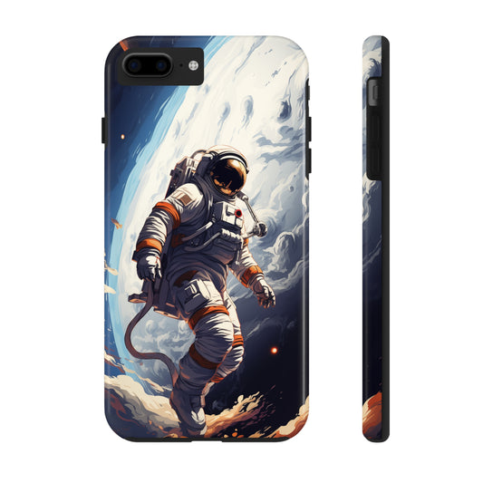 Astronaut #04, iPhone 7, 8, X, 11, 12, 13, 14, 15+ case.