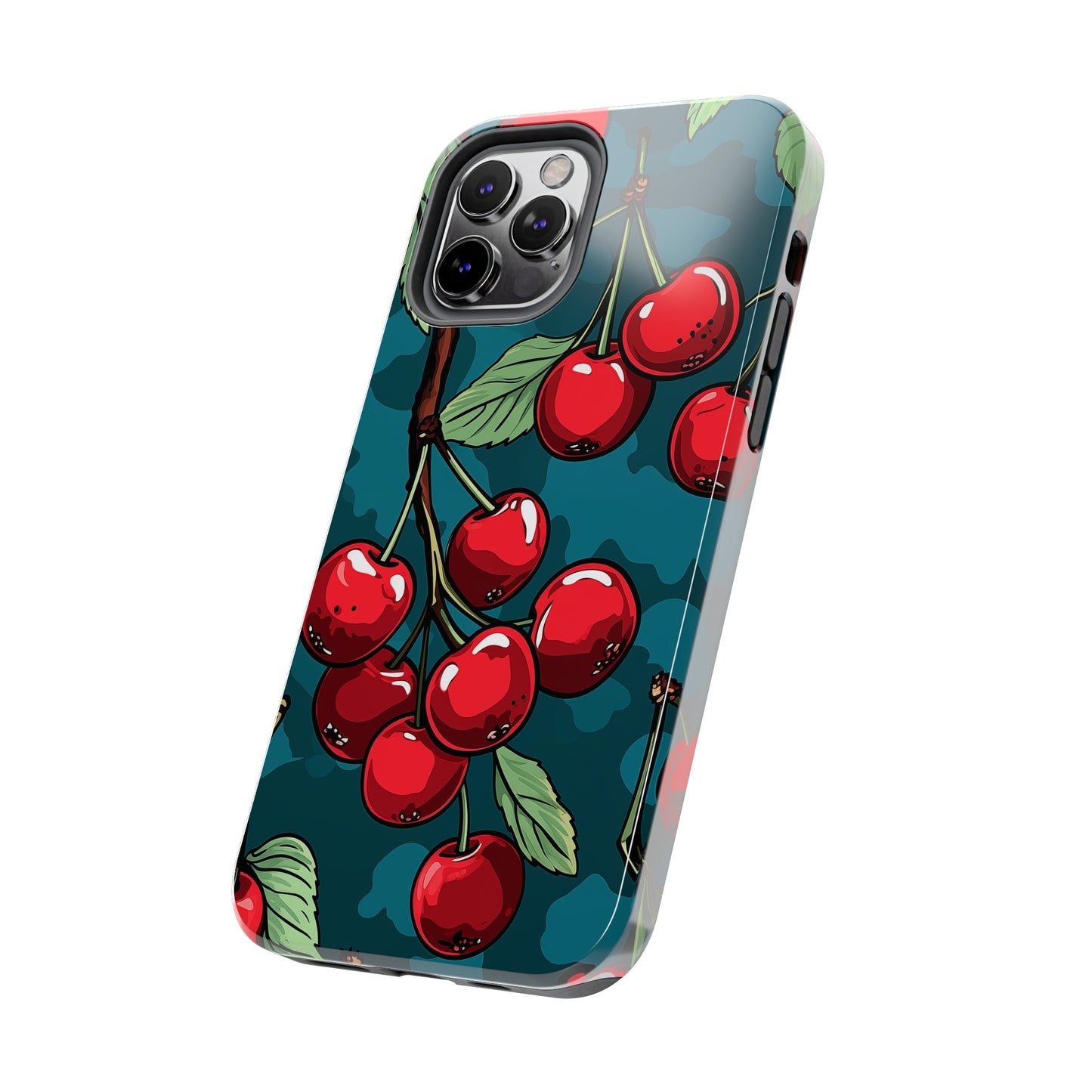 Cherries #10, iPhone 7, 8, X, 11, 12, 13, 14, 15+ case.