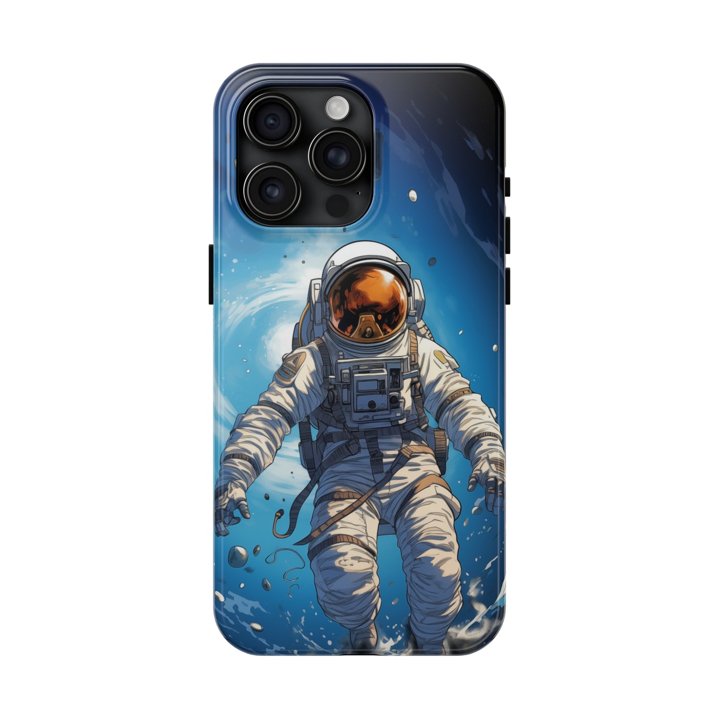 Astronaut #02, iPhone 7, 8, X, 11, 12, 13, 14, 15+ case.