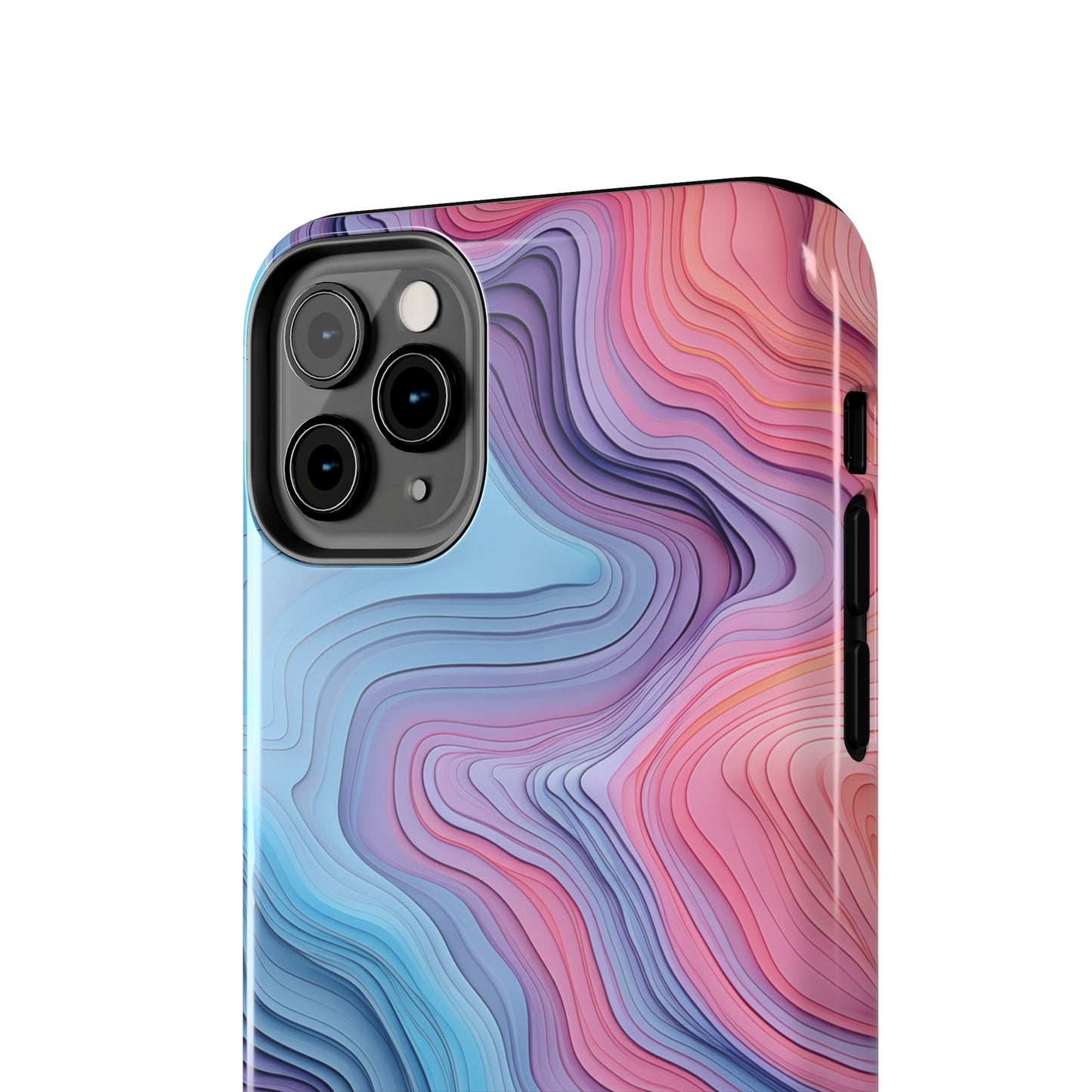 Topographical, iPhone 7, 8, X, 11, 12, 13, 14, 15+ case.