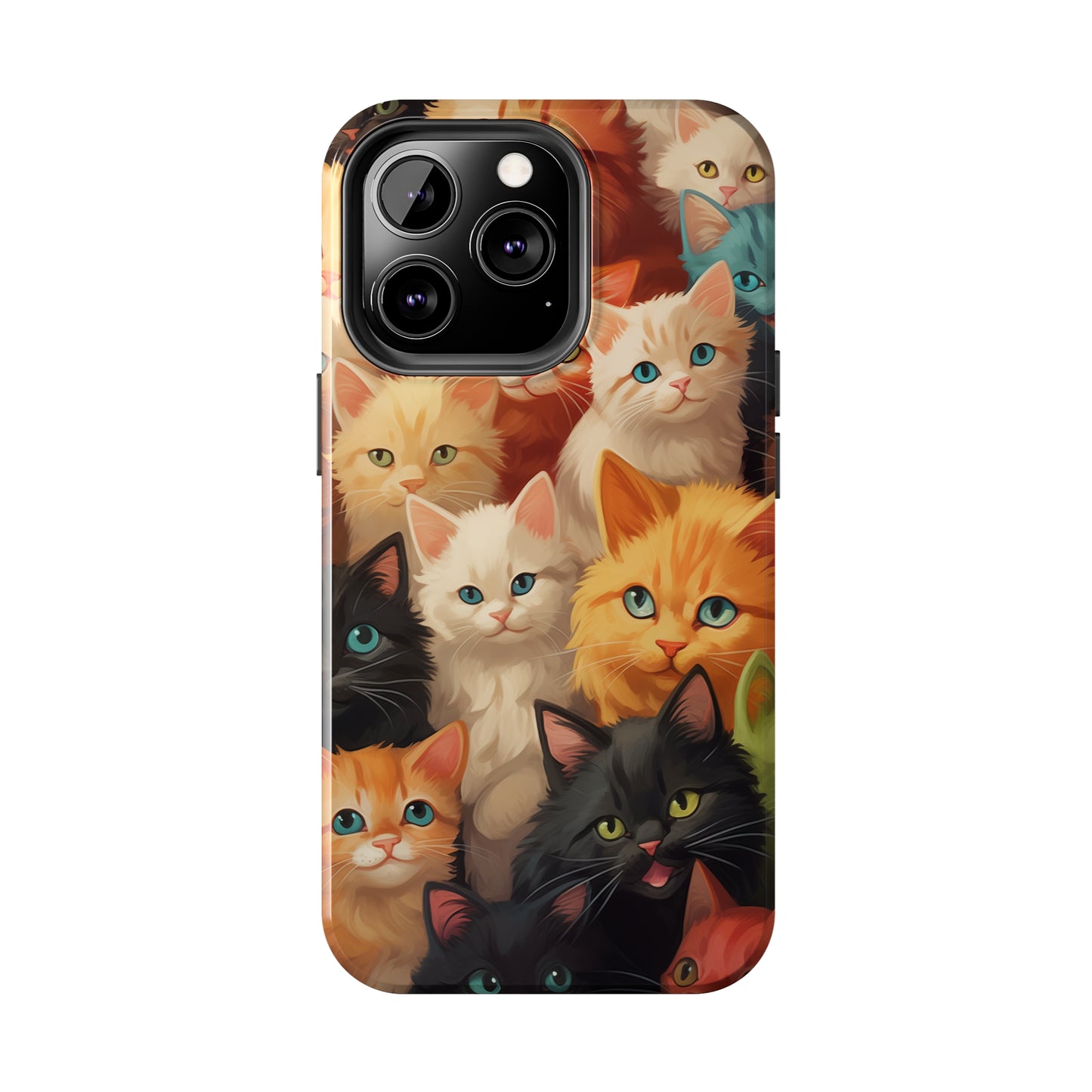 Kittens, iPhone 7, 8, X, 11, 12, 13, 14, 15+ case.