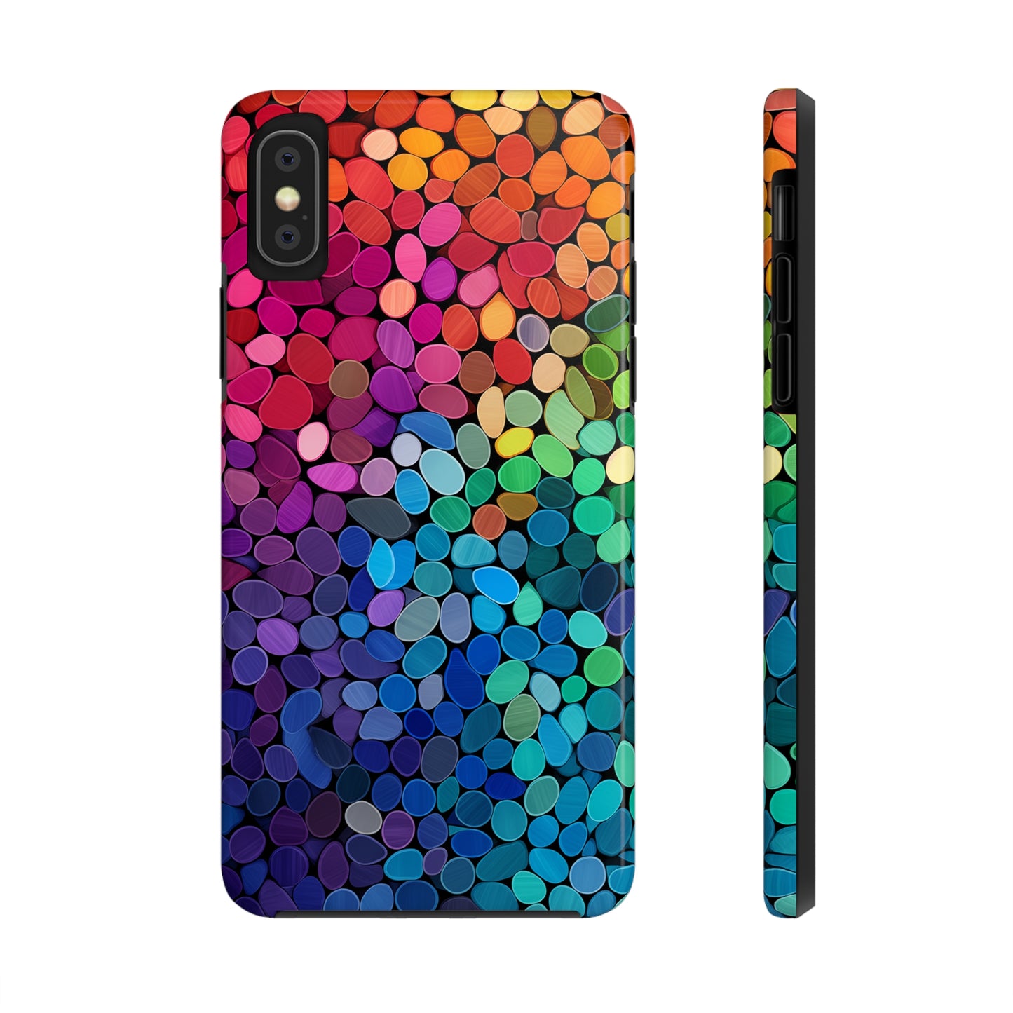 Rainbow Effect, iPhone 7, 8, X, 11, 12, 13, 14, 15+ case.