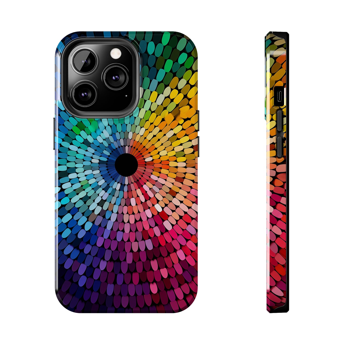 Rainbow Effect #02, iPhone 7, 8, X, 11, 12, 13, 14, 15+ case.