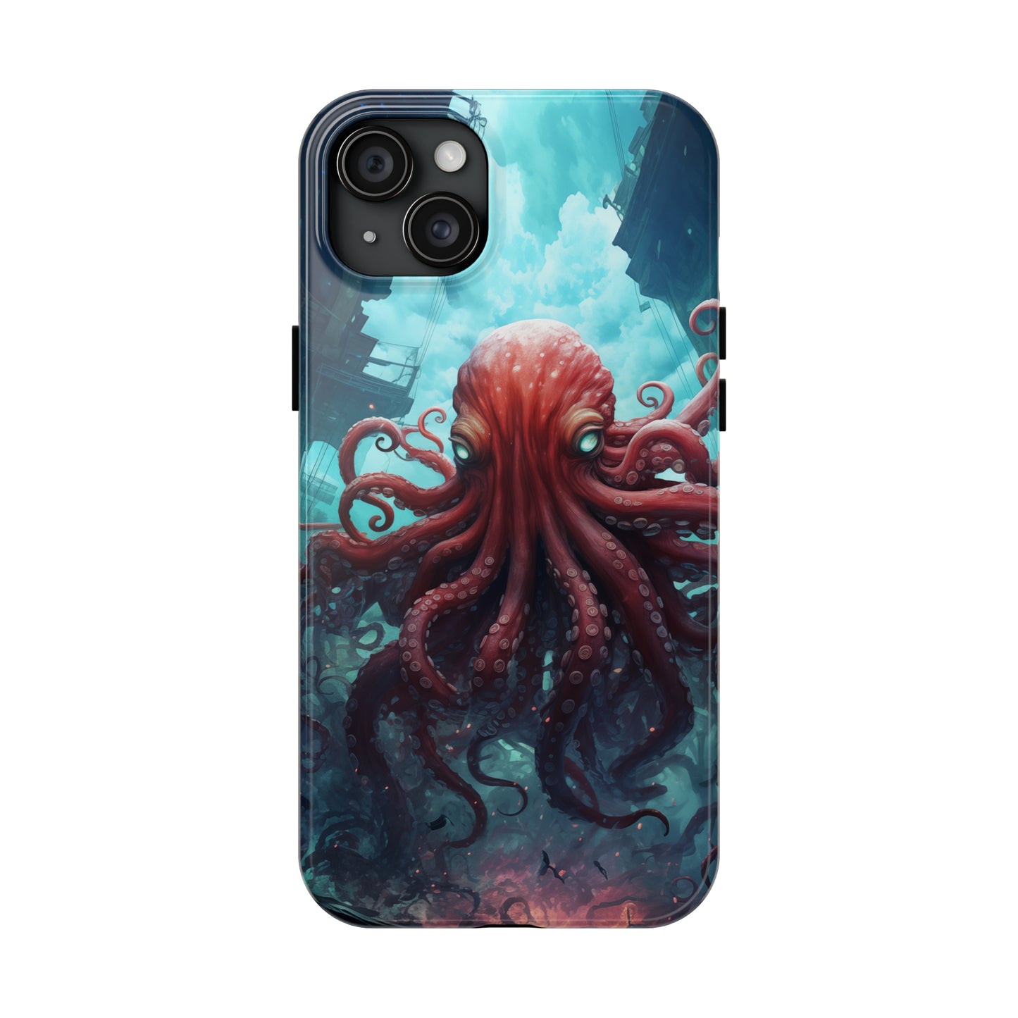 Octopus #01, iPhone 7, 8, X, 11, 12, 13, 14, 15+ case.