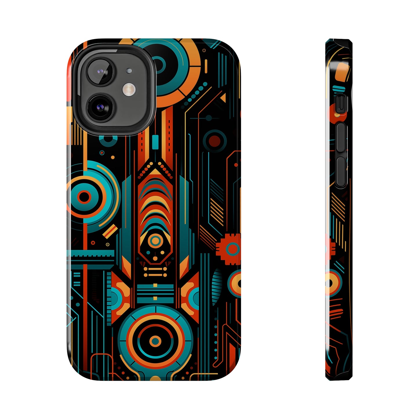 Futuristic #07, iPhone 7, 8, X, 11, 12, 13, 14, 15+ case.