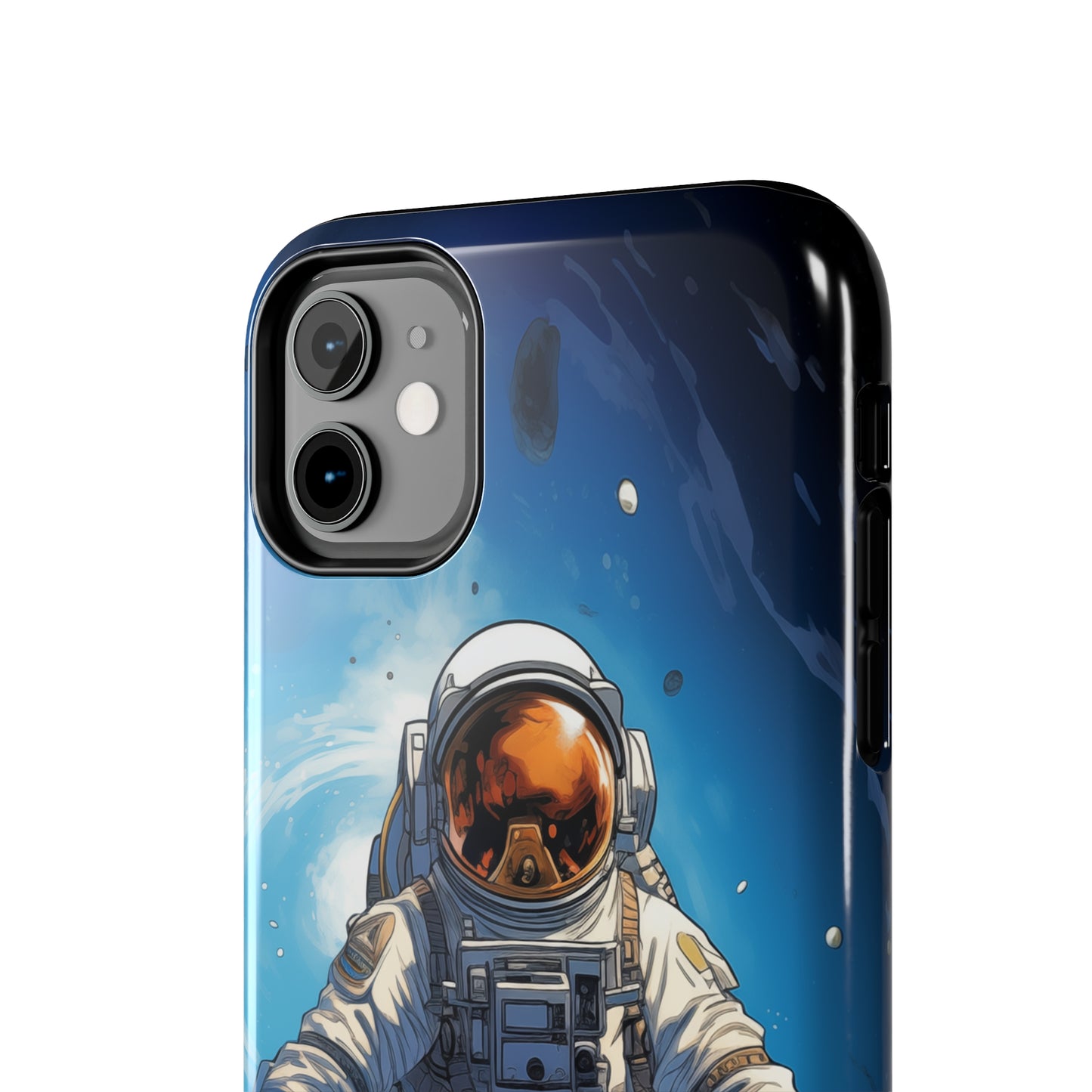 Astronaut #02, iPhone 7, 8, X, 11, 12, 13, 14, 15+ case.