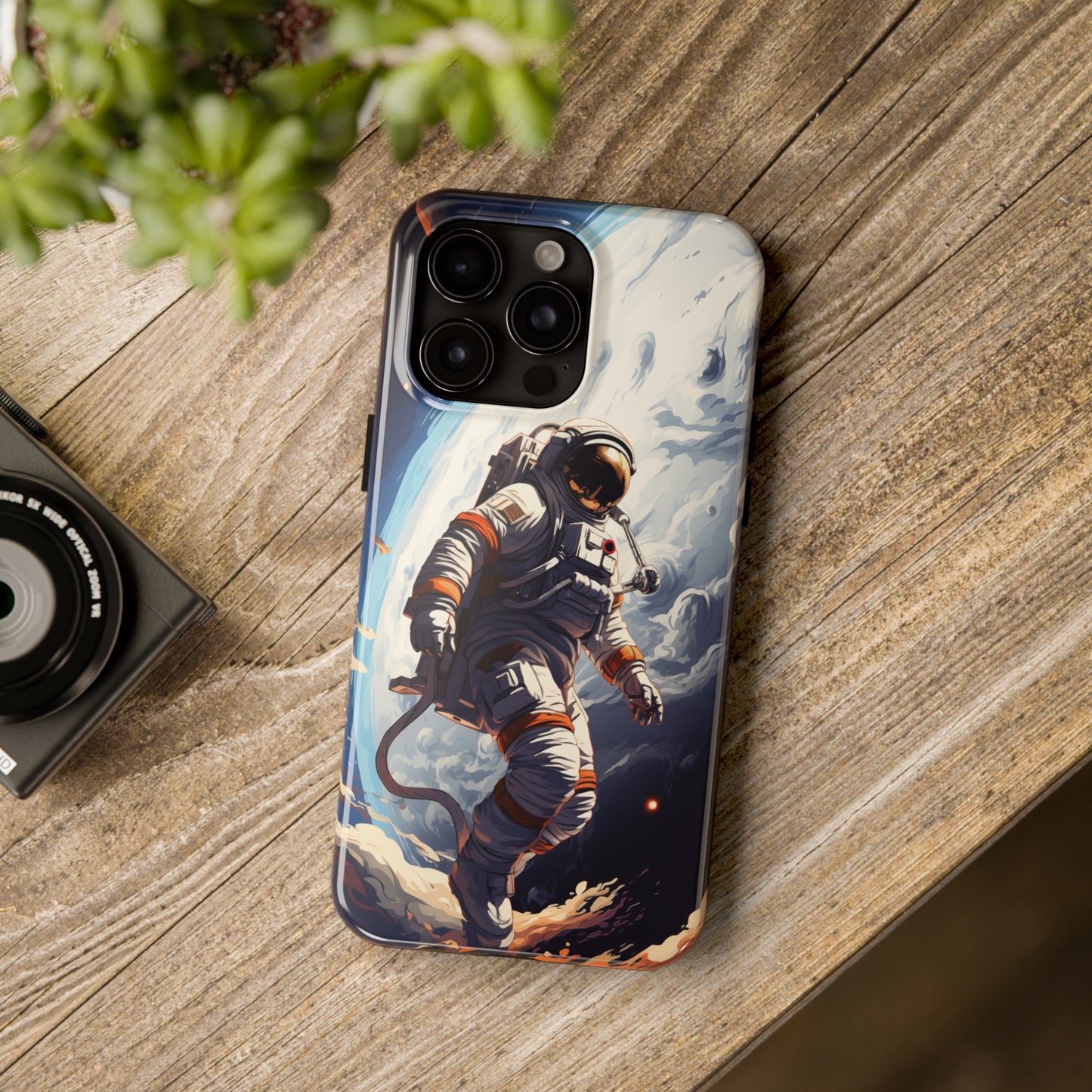 Astronaut #04, iPhone 7, 8, X, 11, 12, 13, 14, 15+ case.