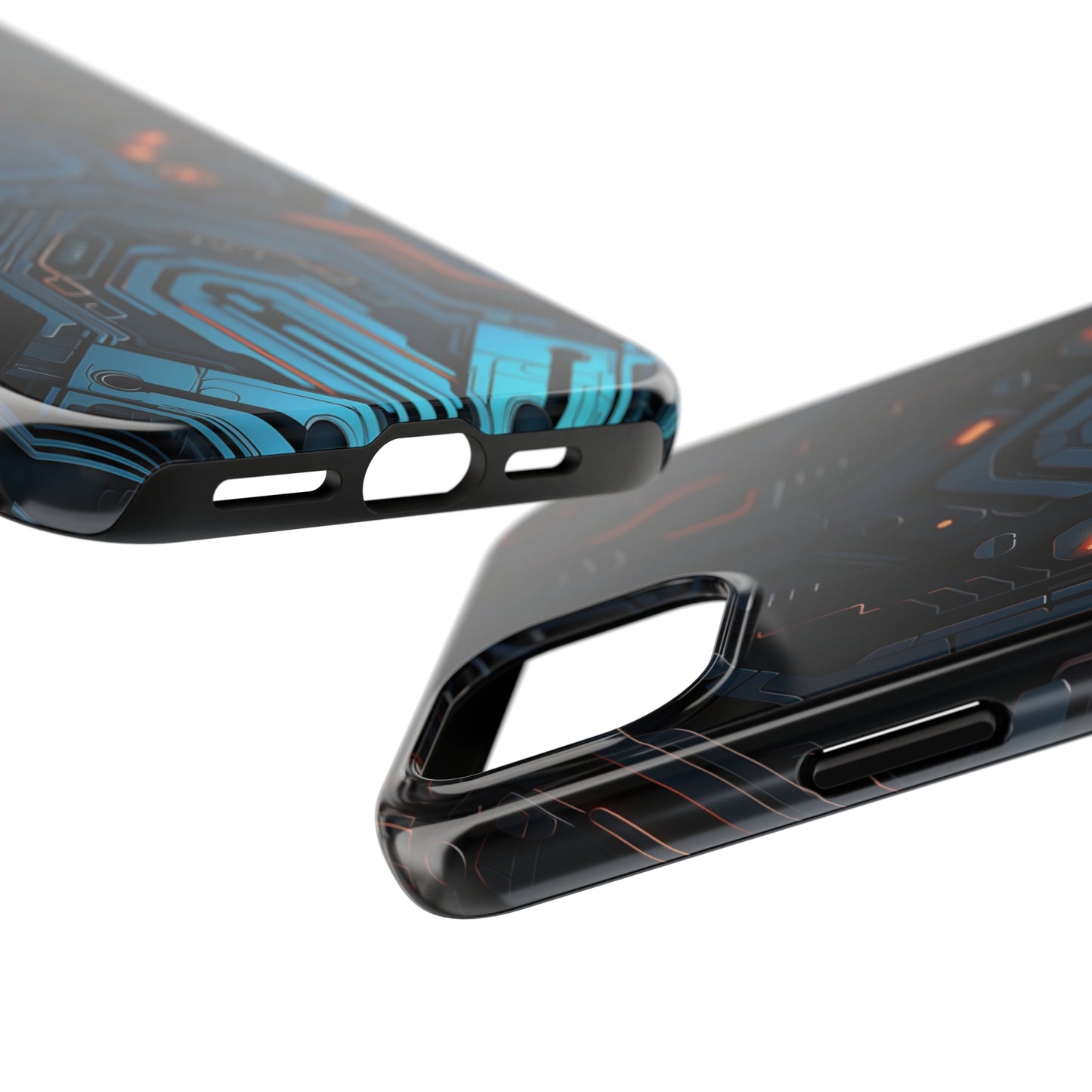 Futuristic #02, iPhone 7, 8, X, 11, 12, 13, 14, 15+ case.