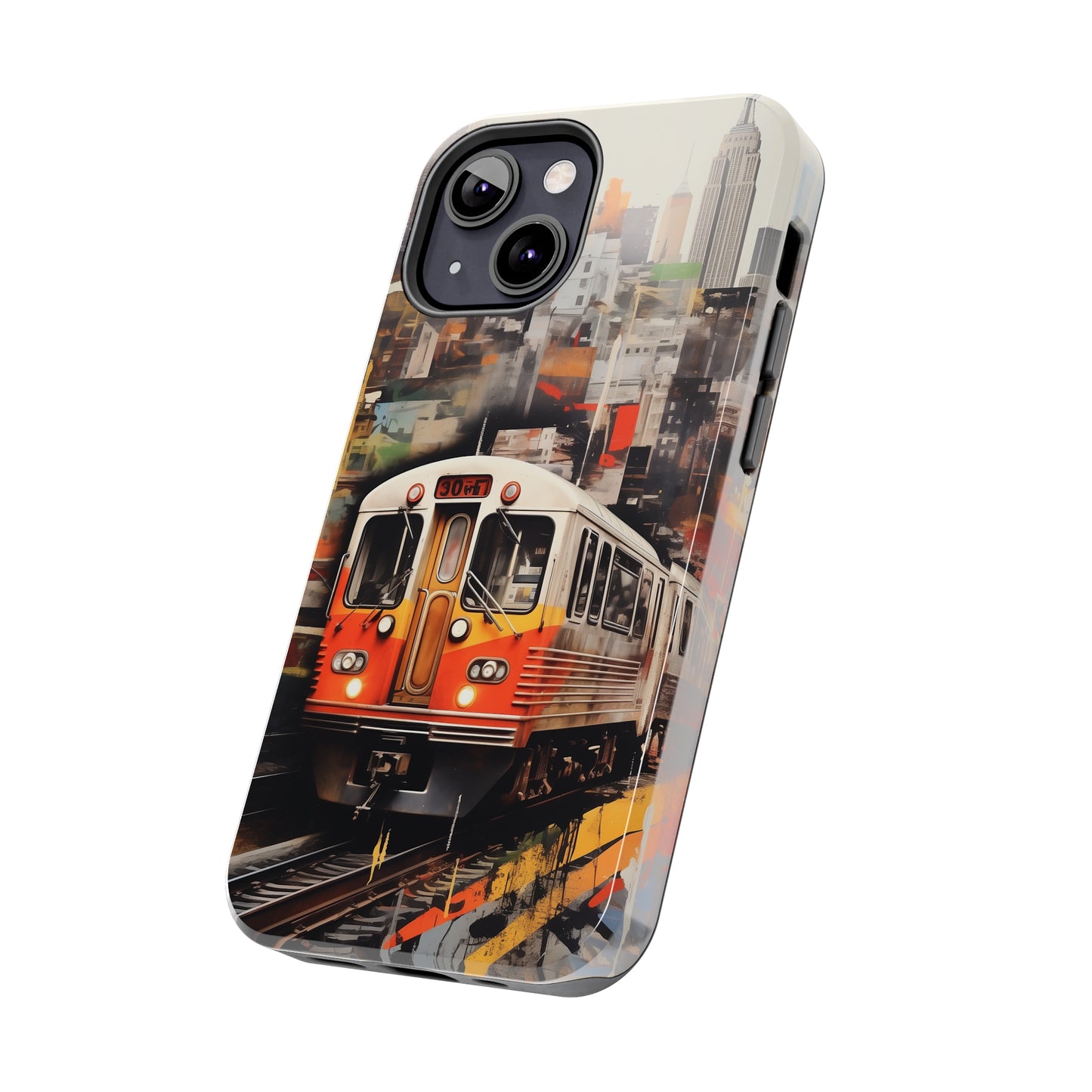 New York City, subway, iPhone 7, 8, X, 11, 12, 13, 14, 15+ case.