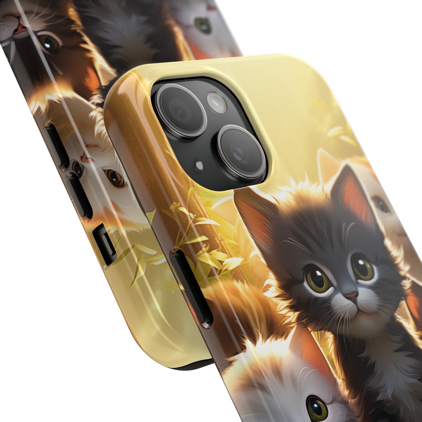 Kittens #02, iPhone 7, 8, X, 11, 12, 13, 14, 15+ case.