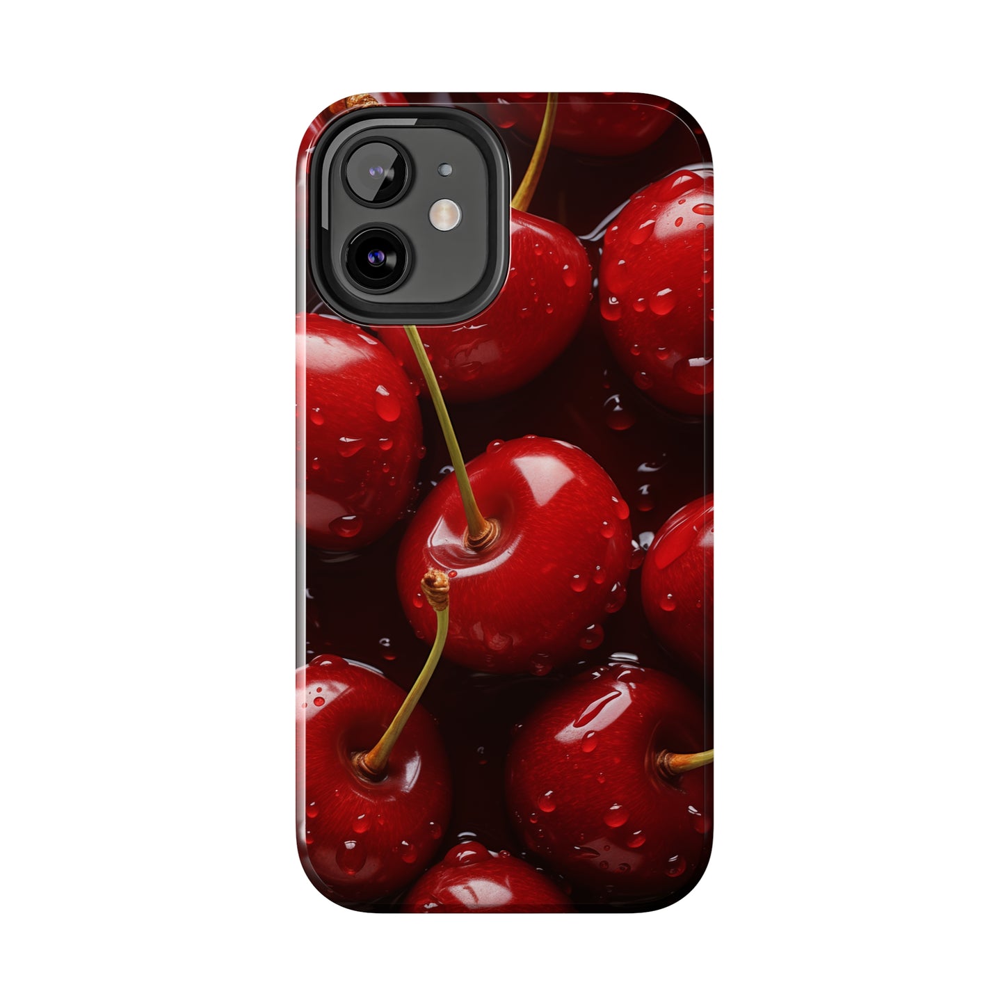 Cherries #07, iPhone 7, 8, X, 11, 12, 13, 14, 15+ case.