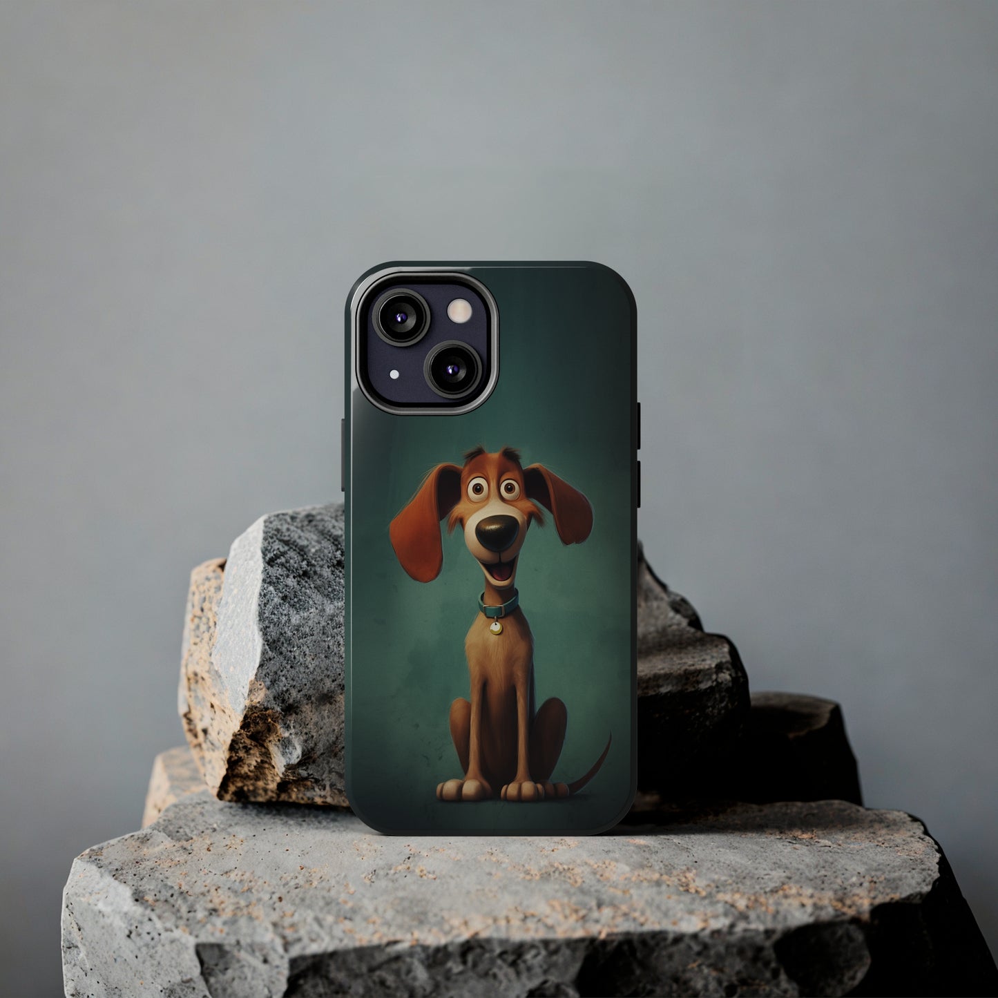 Hux, Cartoon Dog, iPhone 7, 8, X, 11, 12, 13, 14, 15+ case.