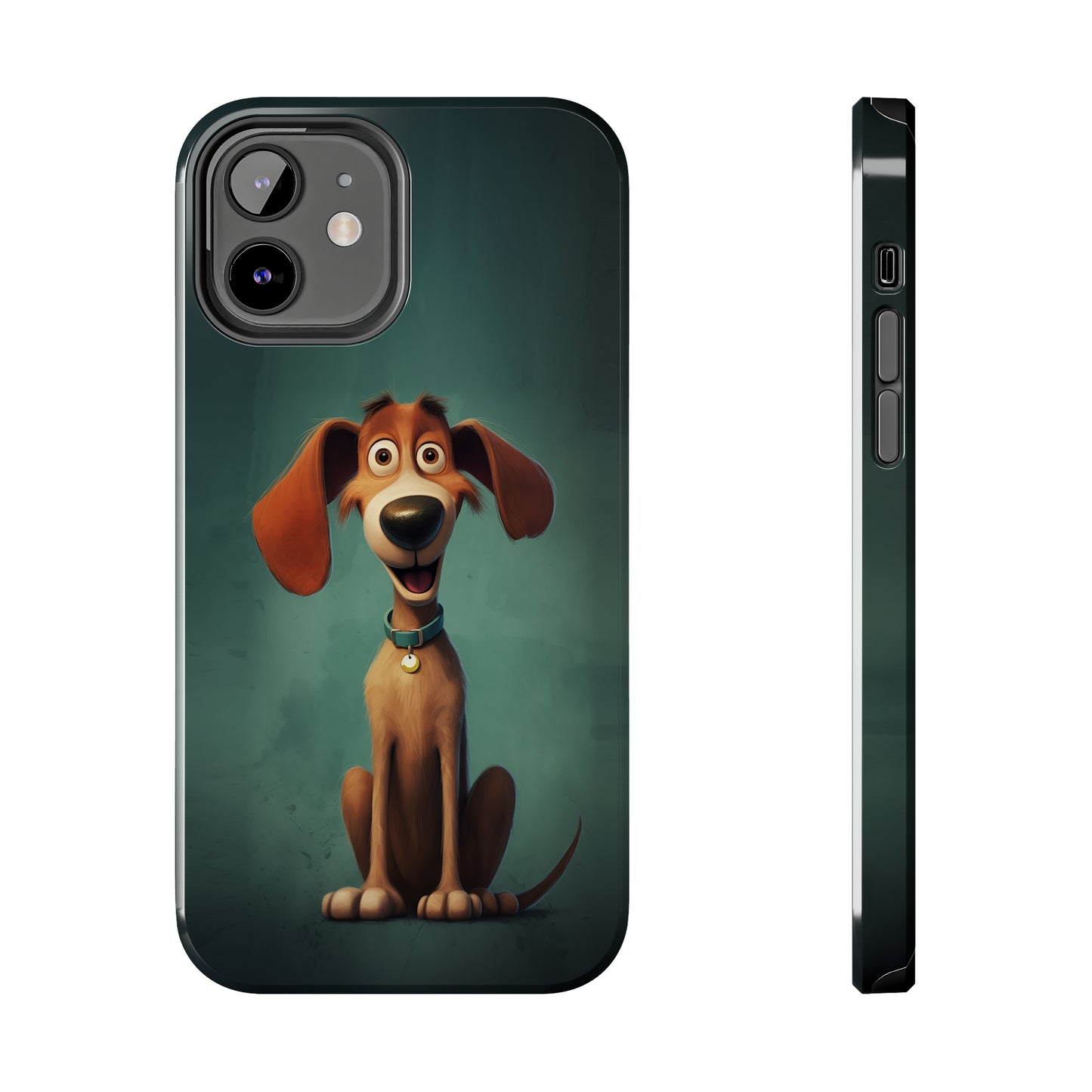 Hux, Cartoon Dog, iPhone 7, 8, X, 11, 12, 13, 14, 15+ case.