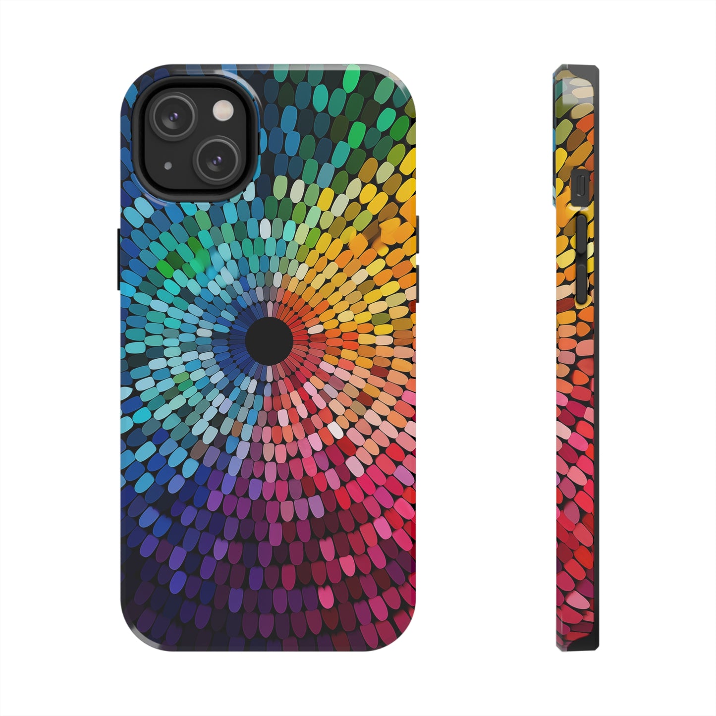 Rainbow Effect #02, iPhone 7, 8, X, 11, 12, 13, 14, 15+ case.