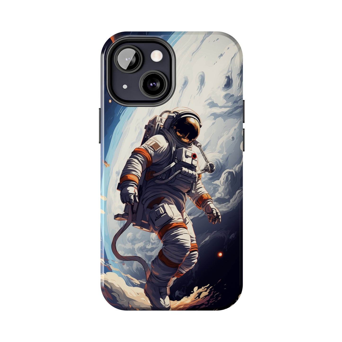 Astronaut #04, iPhone 7, 8, X, 11, 12, 13, 14, 15+ case.