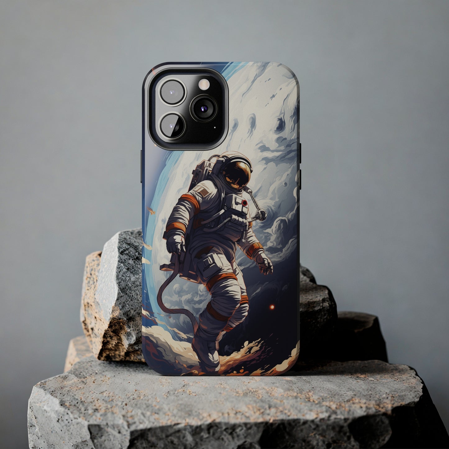 Astronaut #04, iPhone 7, 8, X, 11, 12, 13, 14, 15+ case.