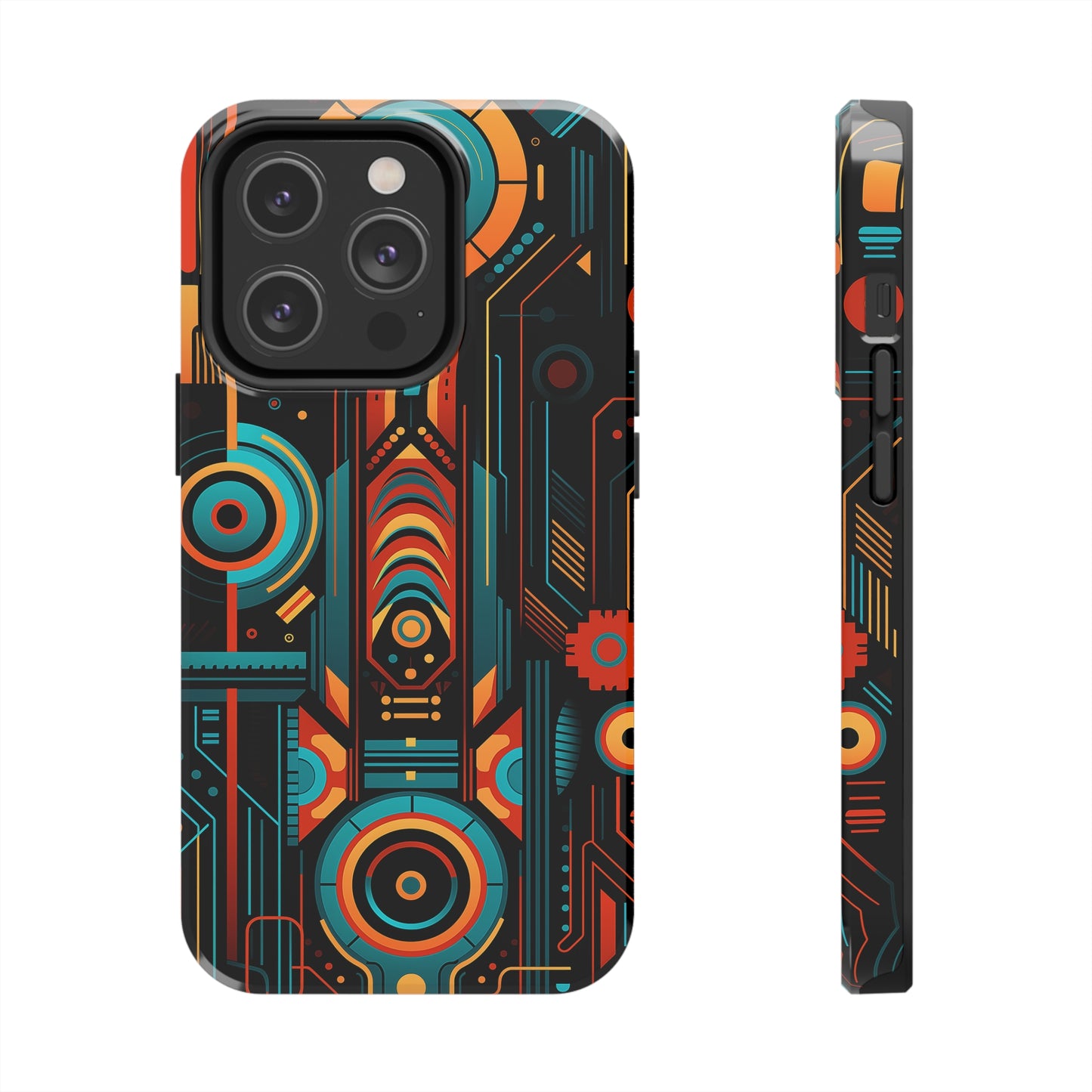 Futuristic #07, iPhone 7, 8, X, 11, 12, 13, 14, 15+ case.