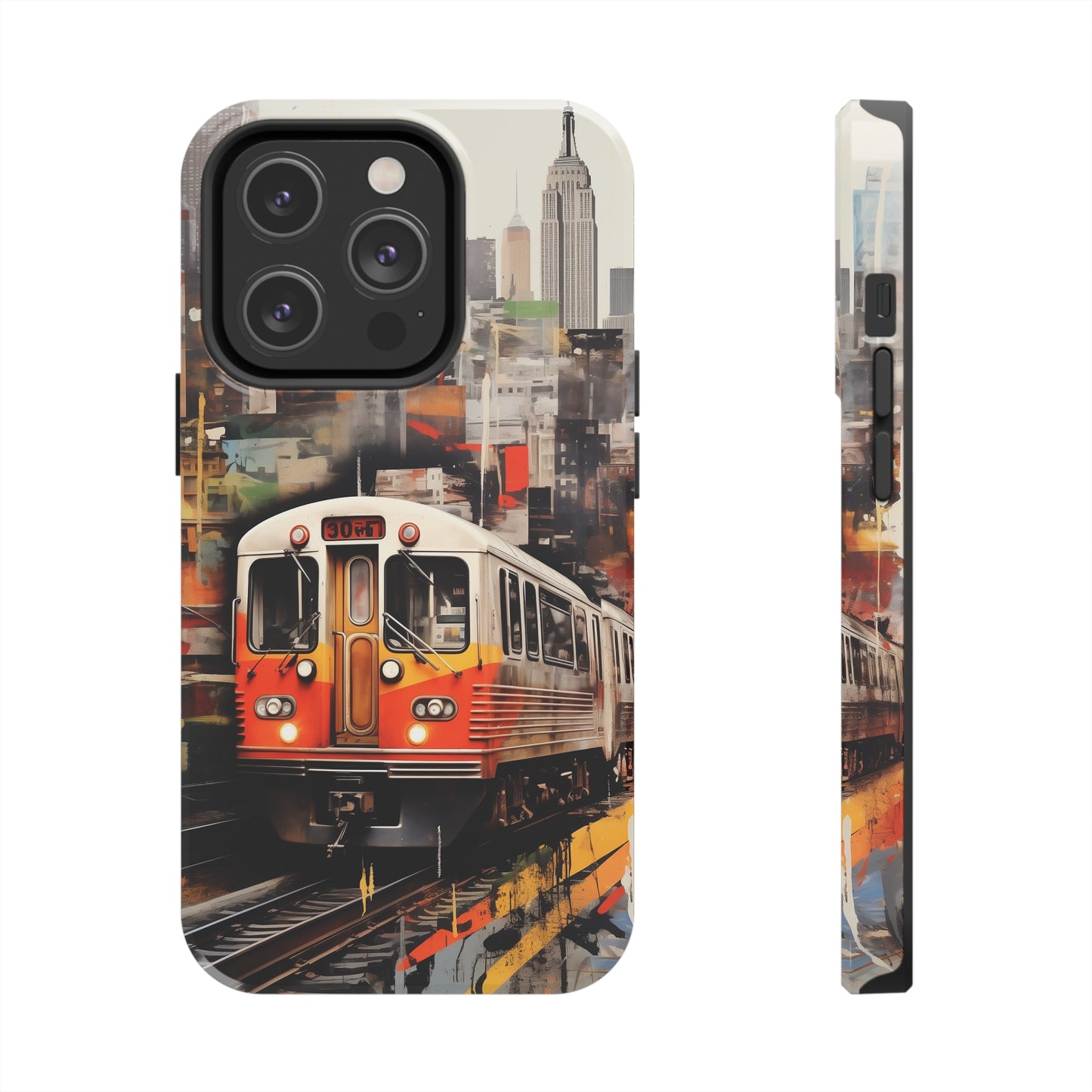 New York City, subway, iPhone 7, 8, X, 11, 12, 13, 14, 15+ case.