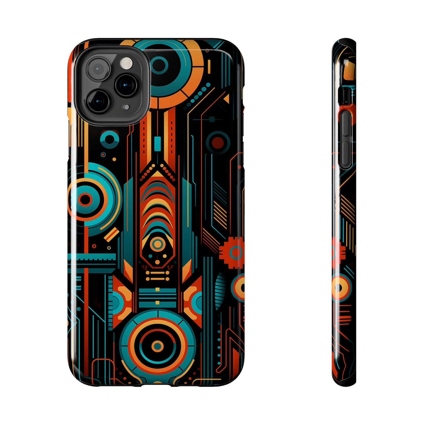 Futuristic #07, iPhone 7, 8, X, 11, 12, 13, 14, 15+ case.