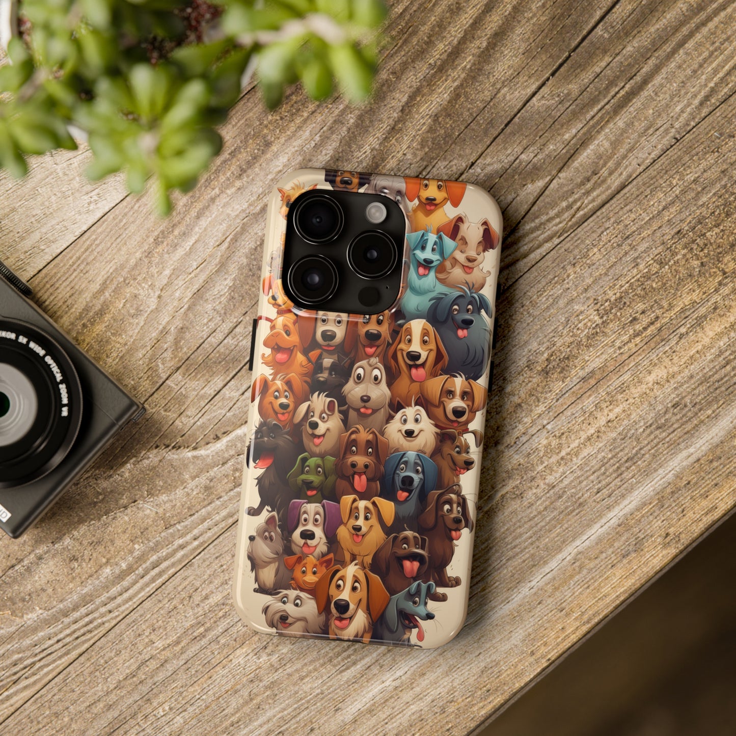 100 Dogs, iPhone 7, 8, X, 11, 12, 13, 14, 15+ case.