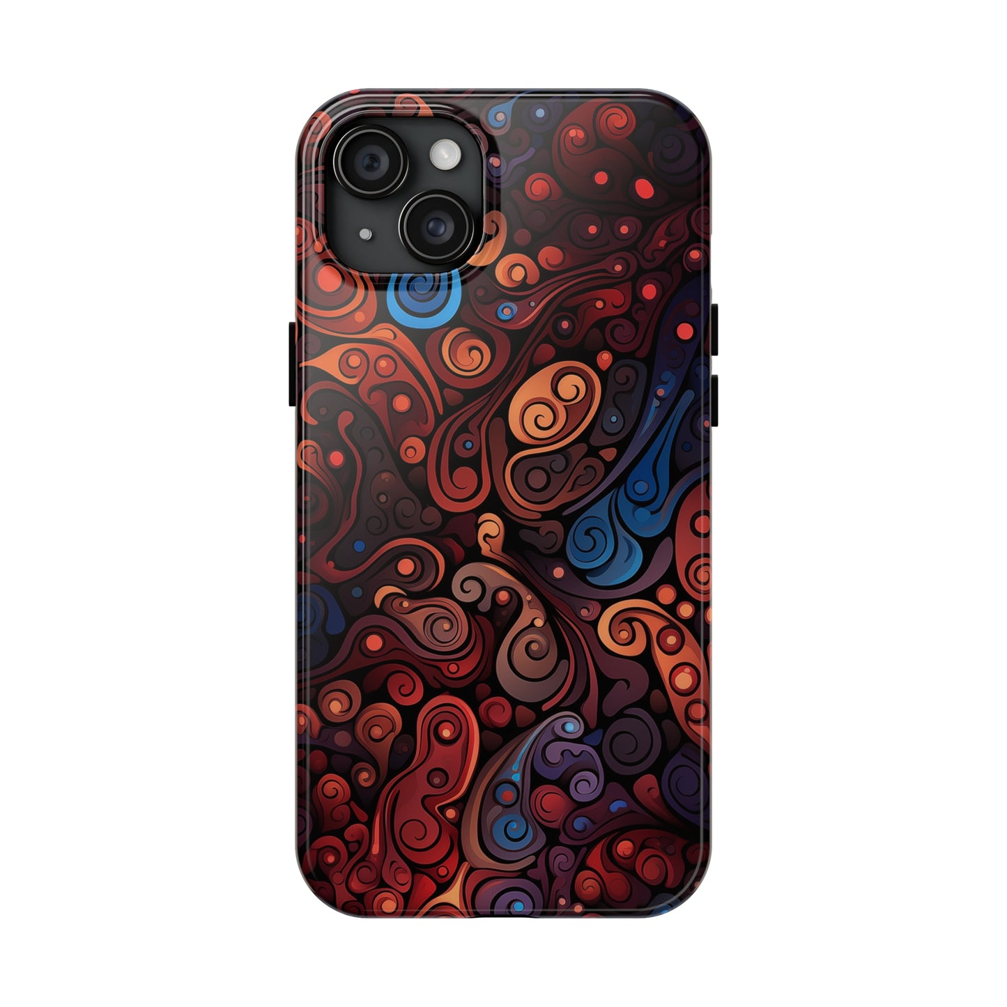 Abstract Colorful Swirls #04, iPhone 7, 8, X, 11, 12, 13, 14, 15+ case.