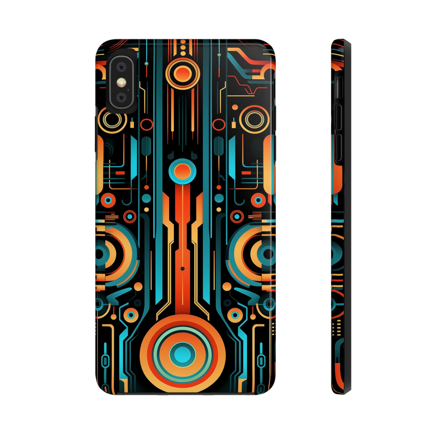 Futuristic #08, iPhone 7, 8, X, 11, 12, 13, 14, 15+ case.