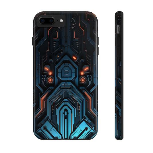 Futuristic #02, iPhone 7, 8, X, 11, 12, 13, 14, 15+ case.