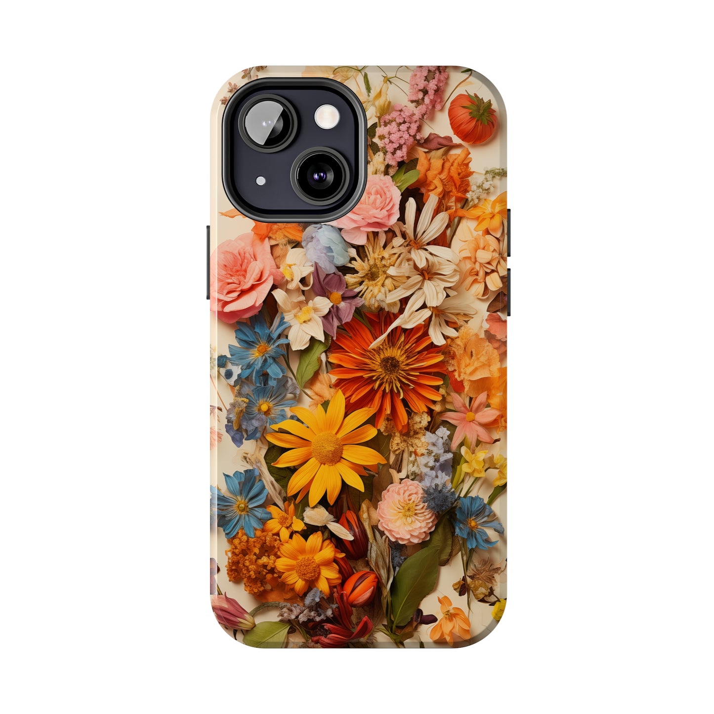 Dried Flowers #03, iPhone 7, 8, X, 11, 12, 13, 14, 15+ case.