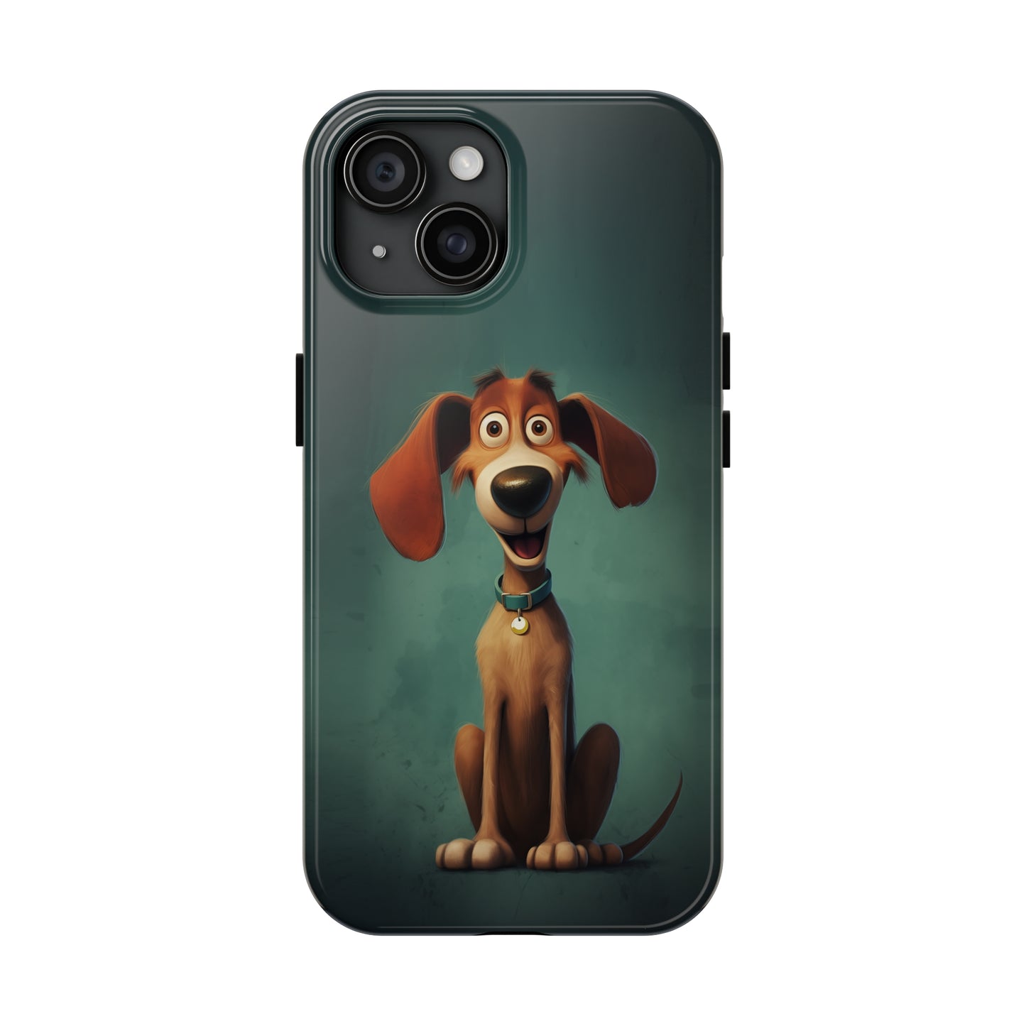 Hux, Cartoon Dog, iPhone 7, 8, X, 11, 12, 13, 14, 15+ case.