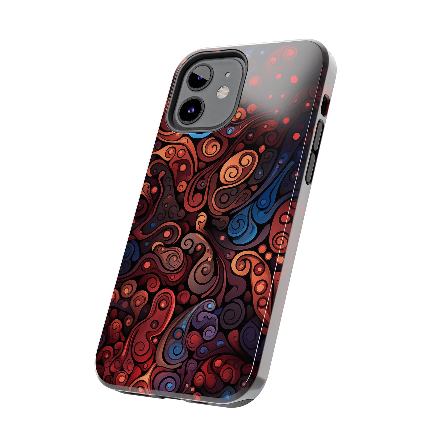 Abstract Colorful Swirls #04, iPhone 7, 8, X, 11, 12, 13, 14, 15+ case.