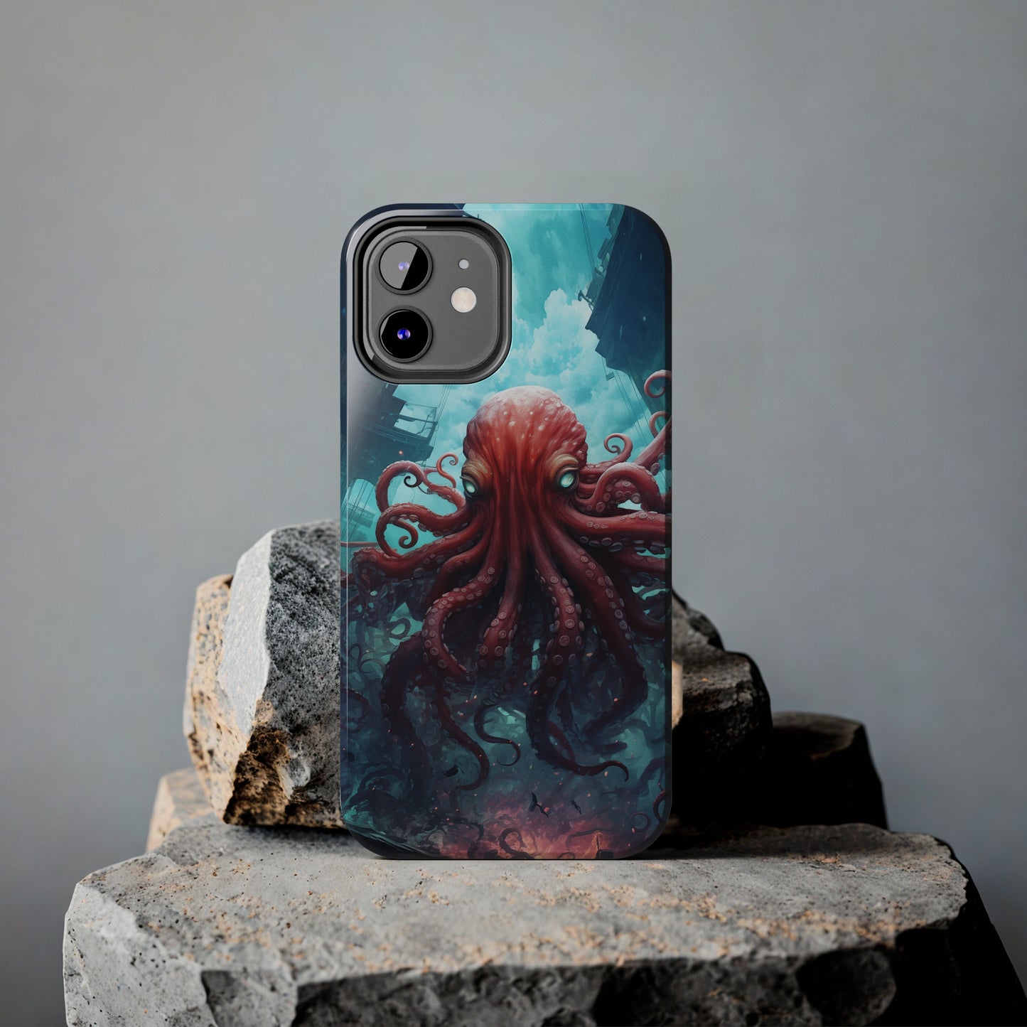 Octopus #01, iPhone 7, 8, X, 11, 12, 13, 14, 15+ case.