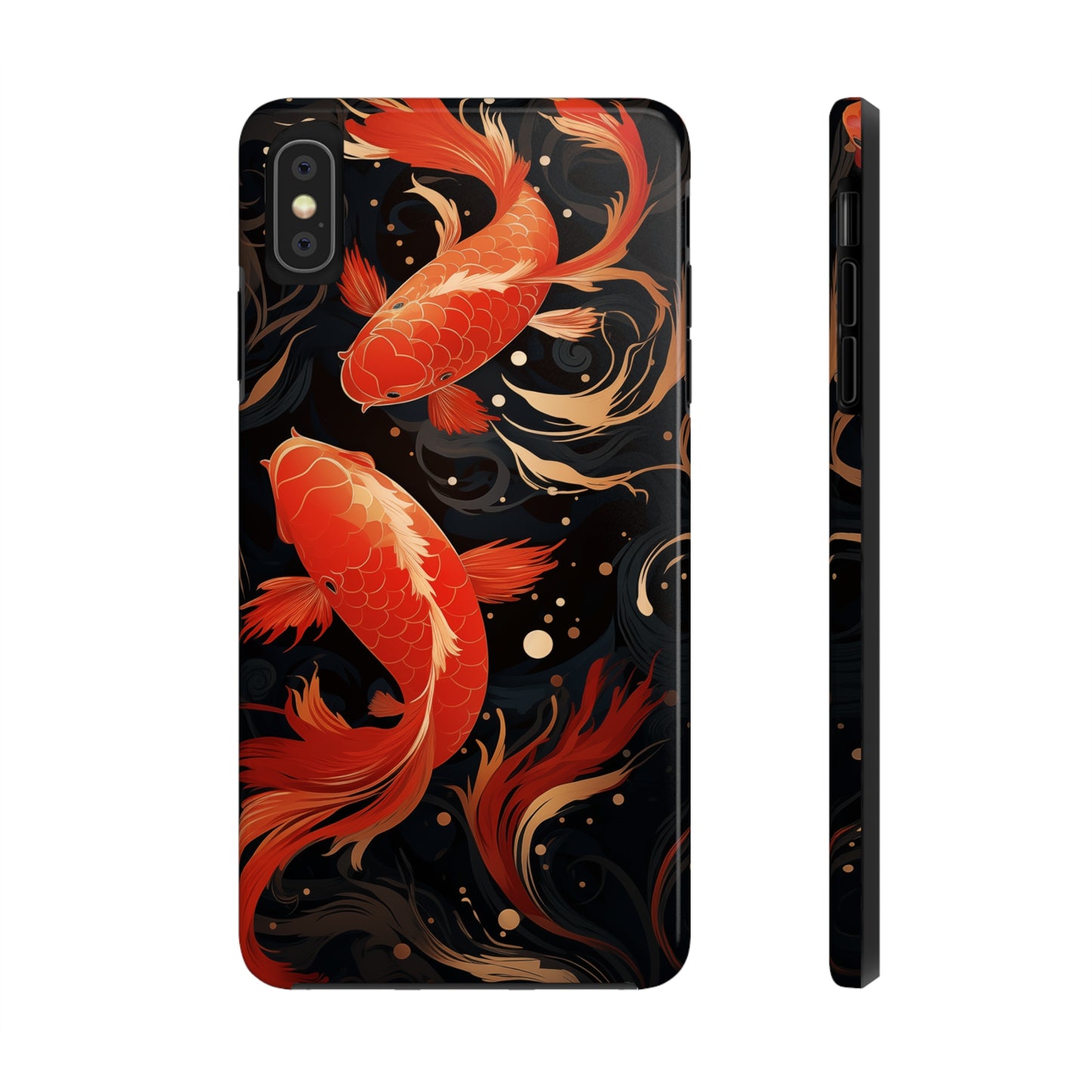 Koi fish #03, iPhone 7, 8, X, 11, 12, 13, 14, 15+ case.