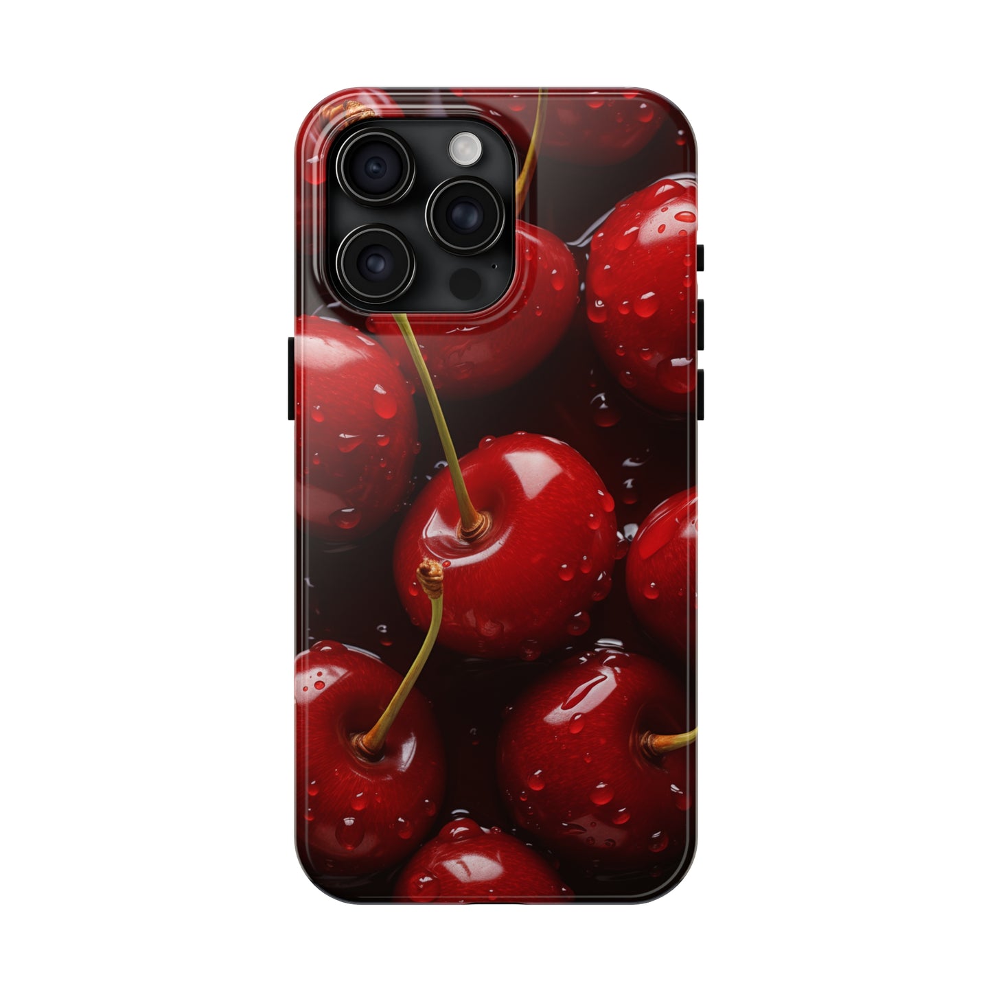 Cherries #07, iPhone 7, 8, X, 11, 12, 13, 14, 15+ case.