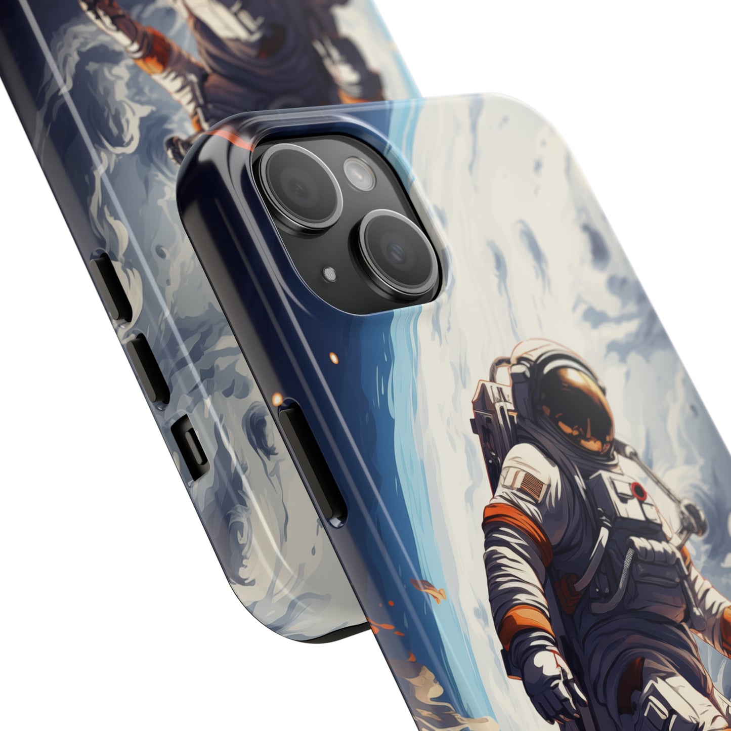 Astronaut #04, iPhone 7, 8, X, 11, 12, 13, 14, 15+ case.