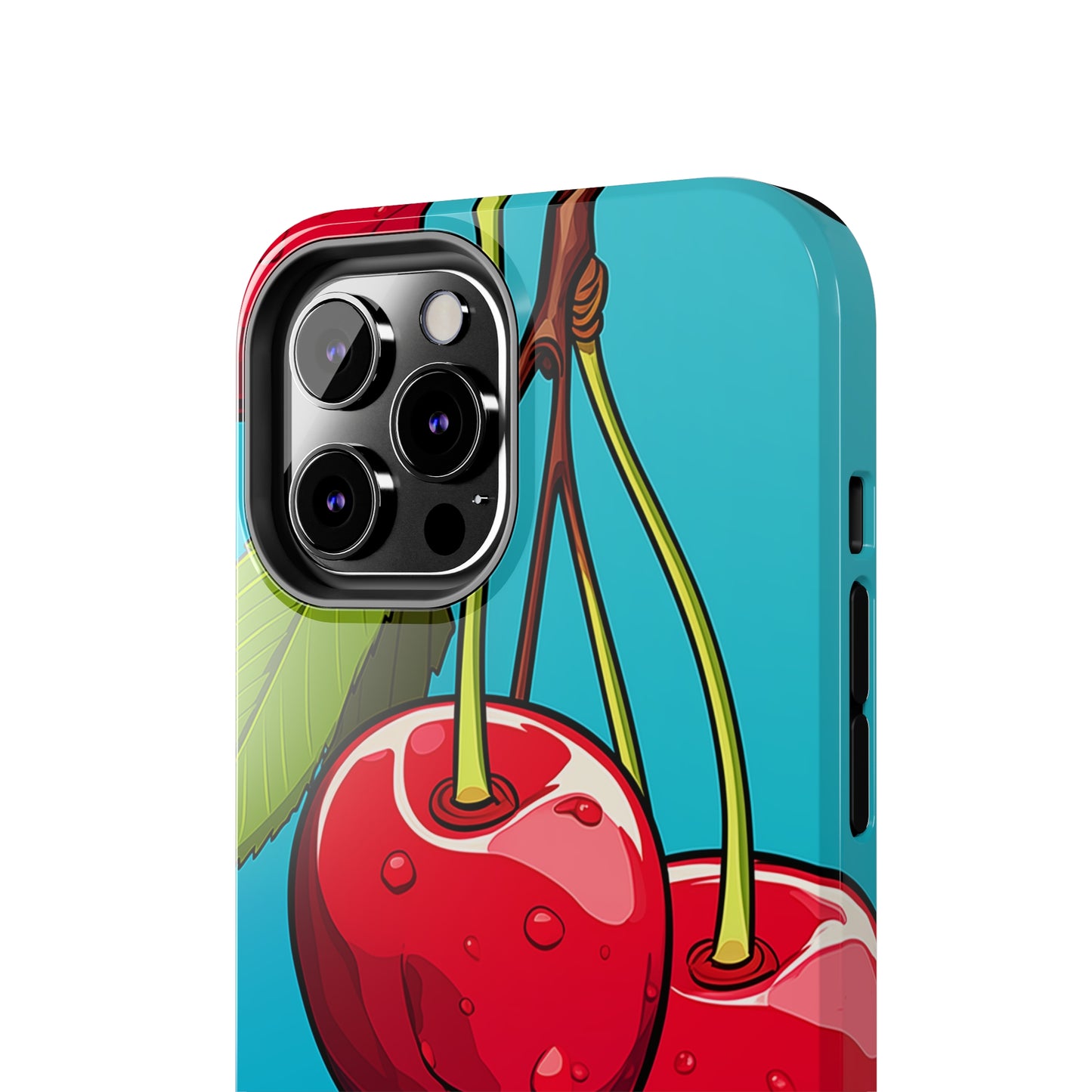 Cherries #09, iPhone 7, 8, X, 11, 12, 13, 14, 15+ case.