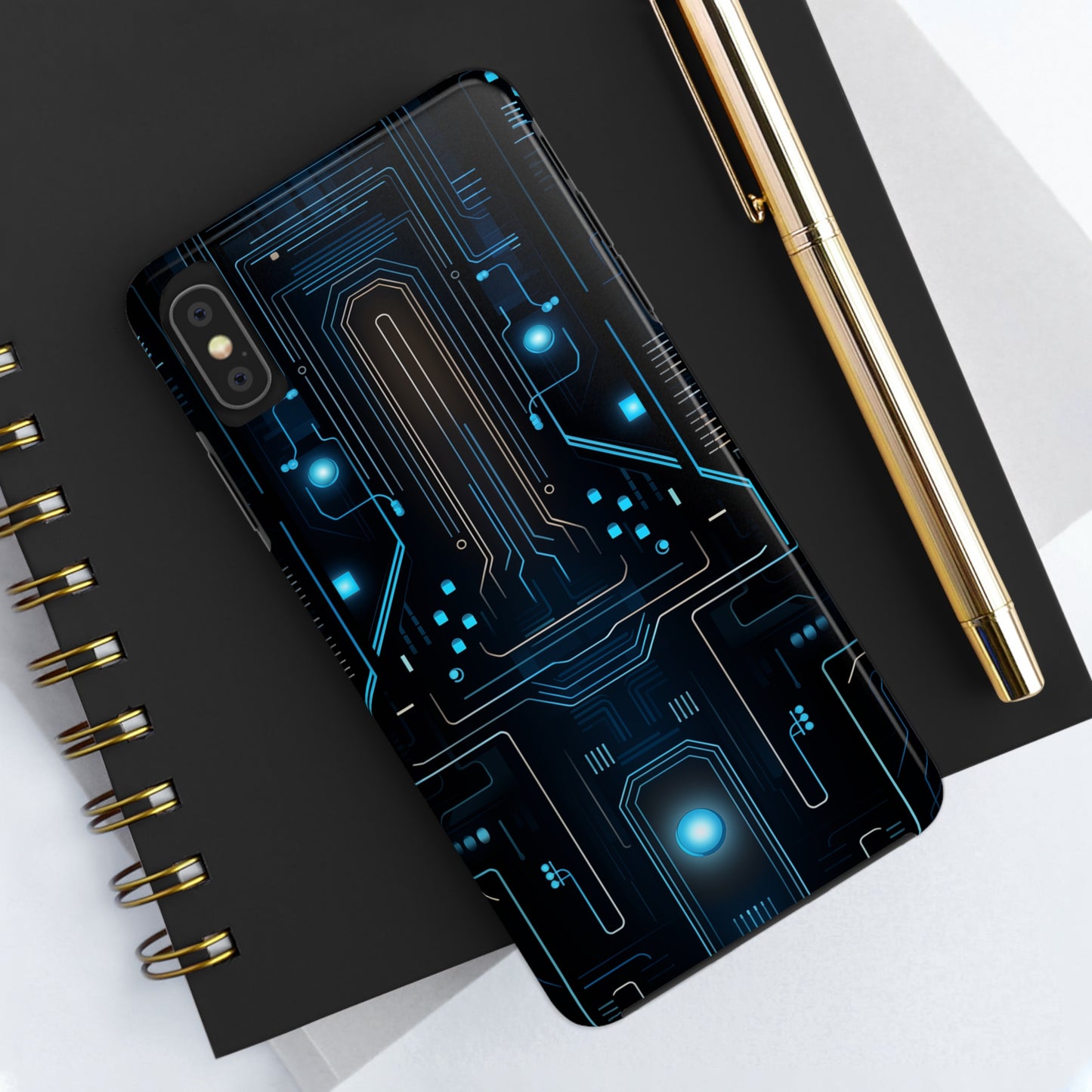 Futuristic #04, iPhone 7, 8, X, 11, 12, 13, 14, 15+ case.