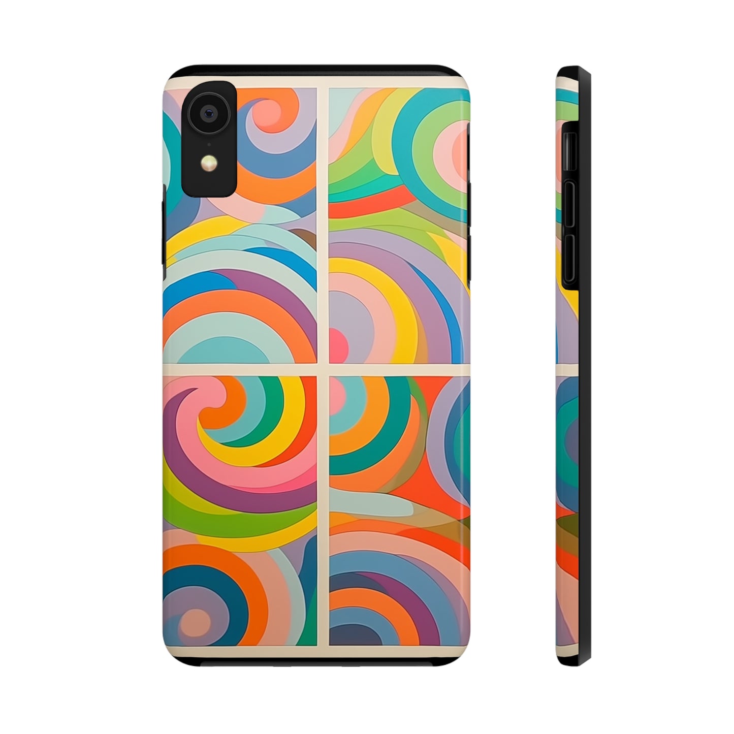 Abstract Colorful Lines #03, iPhone 7, 8, X, 11, 12, 13, 14, 15+ case.