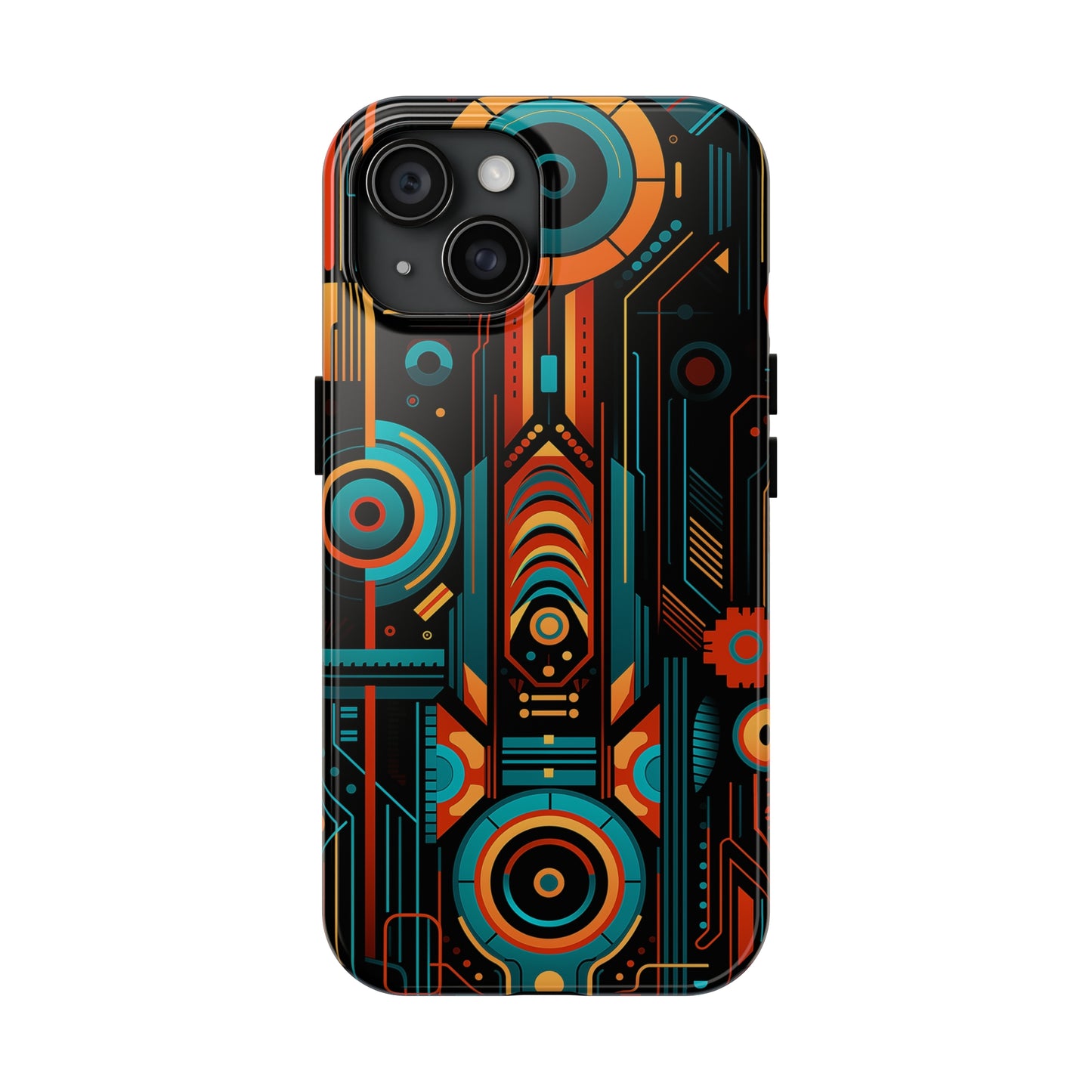 Futuristic #07, iPhone 7, 8, X, 11, 12, 13, 14, 15+ case.