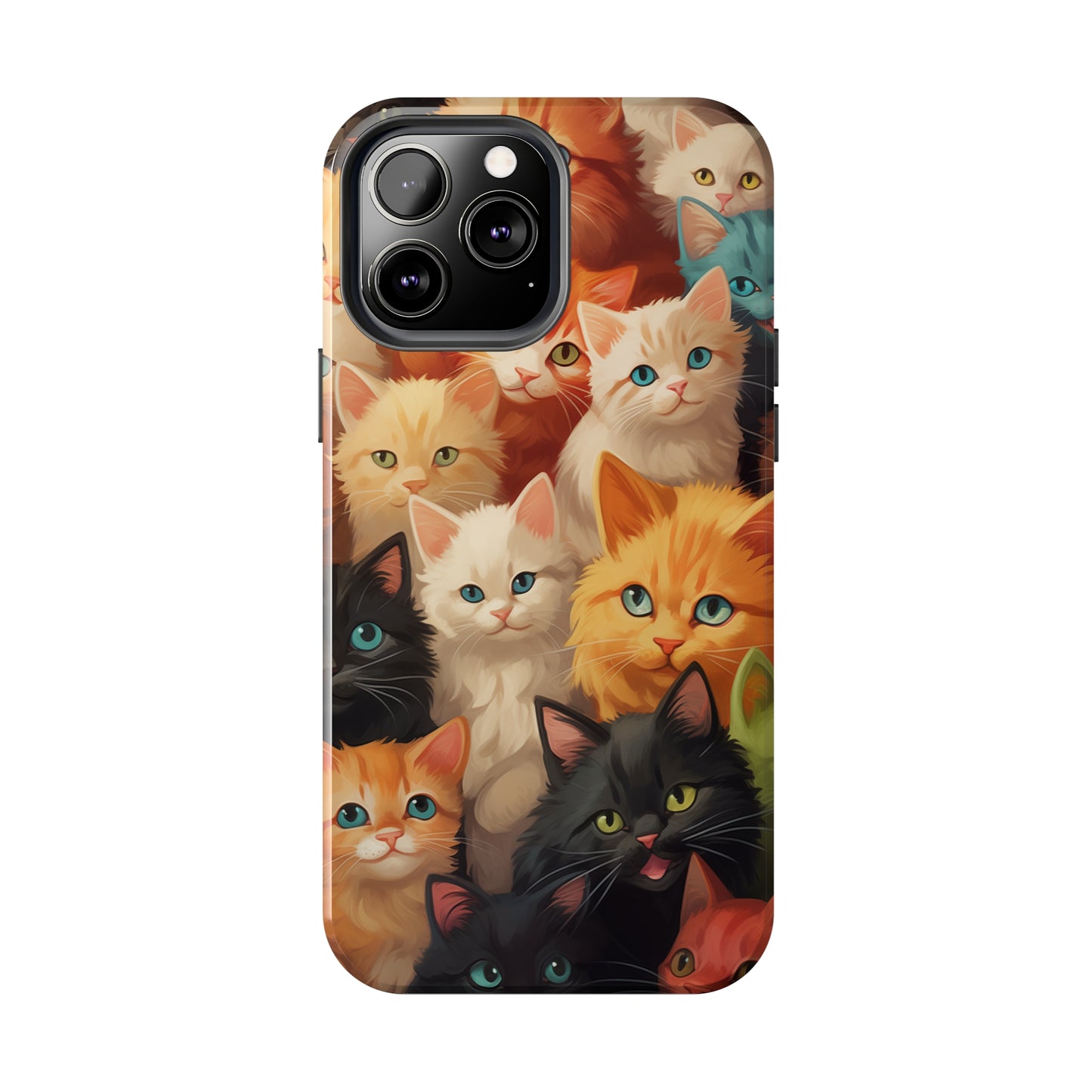 Kittens, iPhone 7, 8, X, 11, 12, 13, 14, 15+ case.